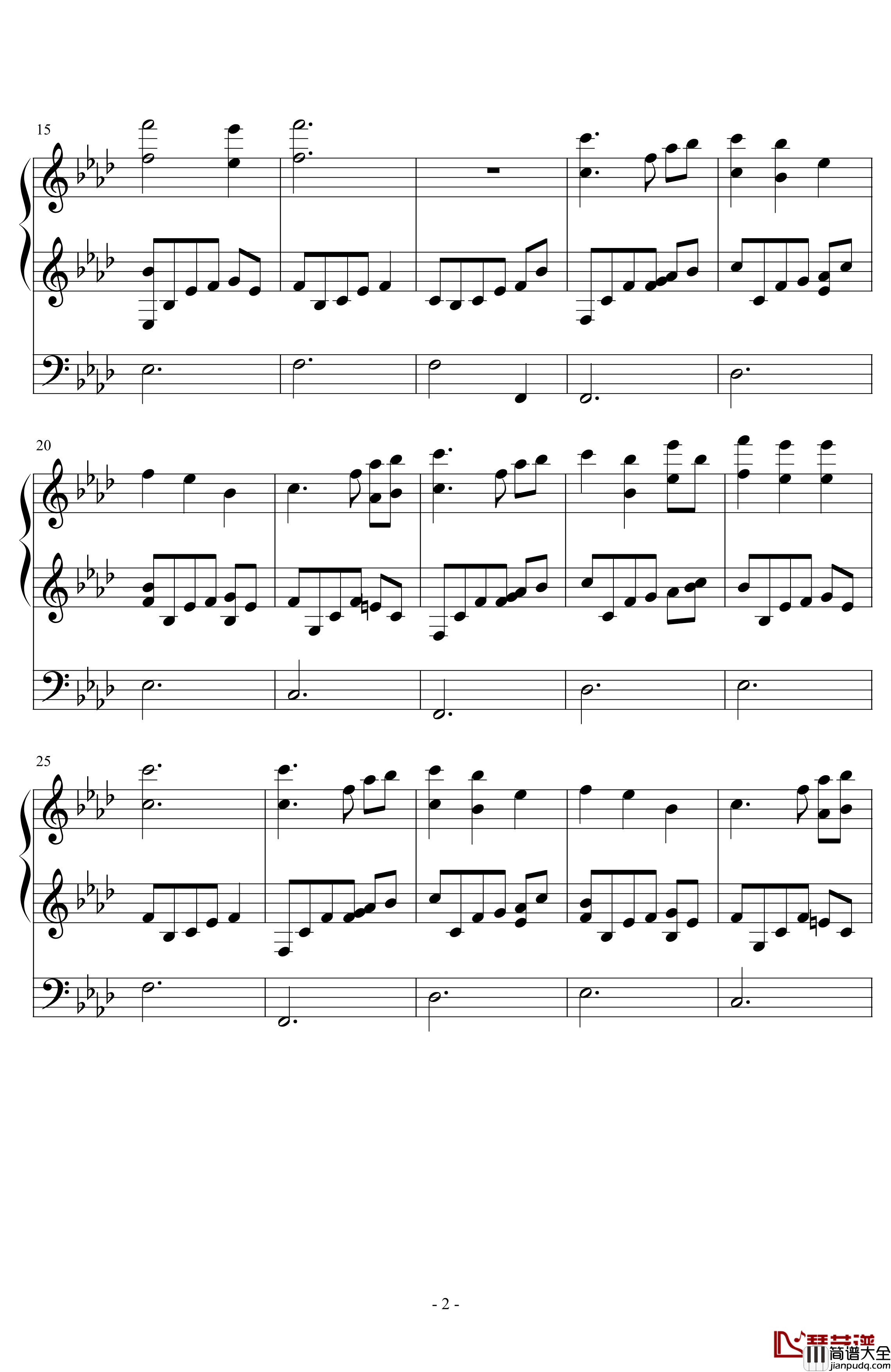 椎名治美钢琴谱_腐姬