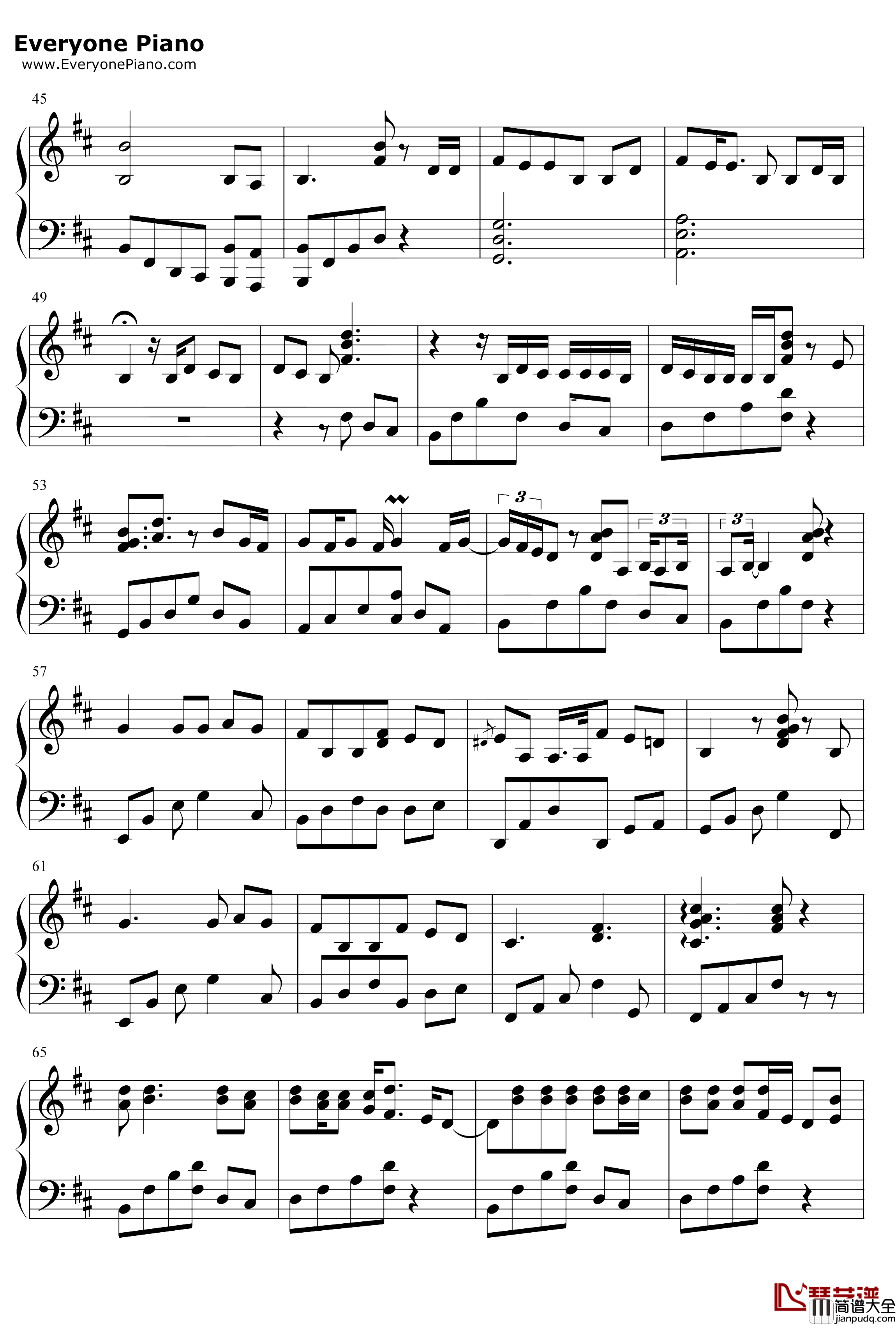 Not_20_Anymore钢琴谱_BebeRexha