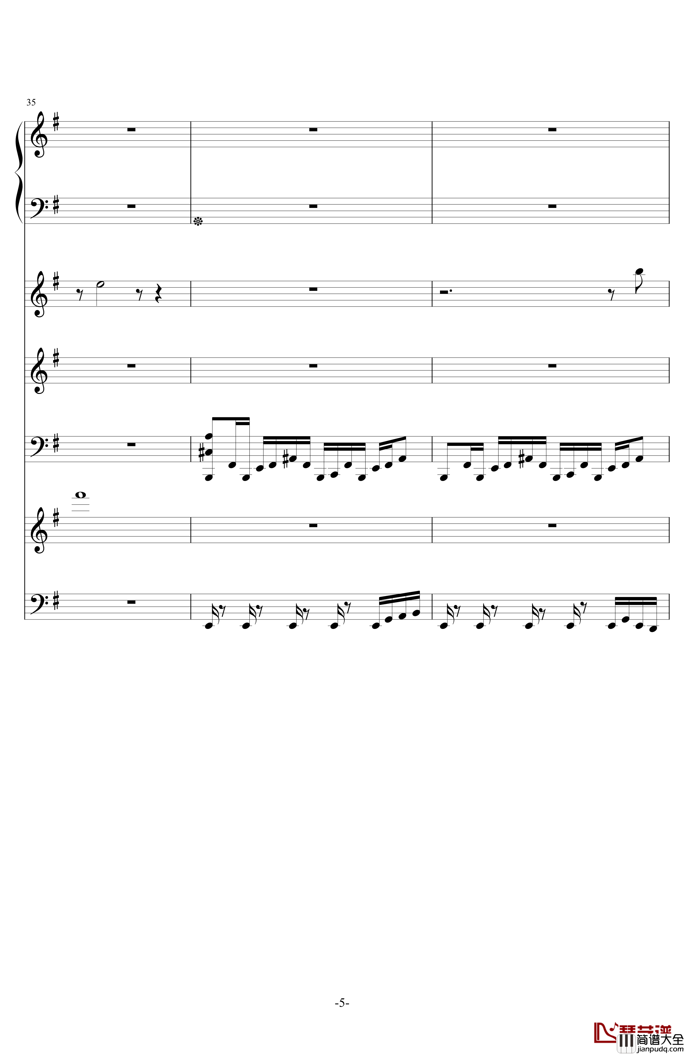 中国第二号狂想曲钢琴谱_ellocz