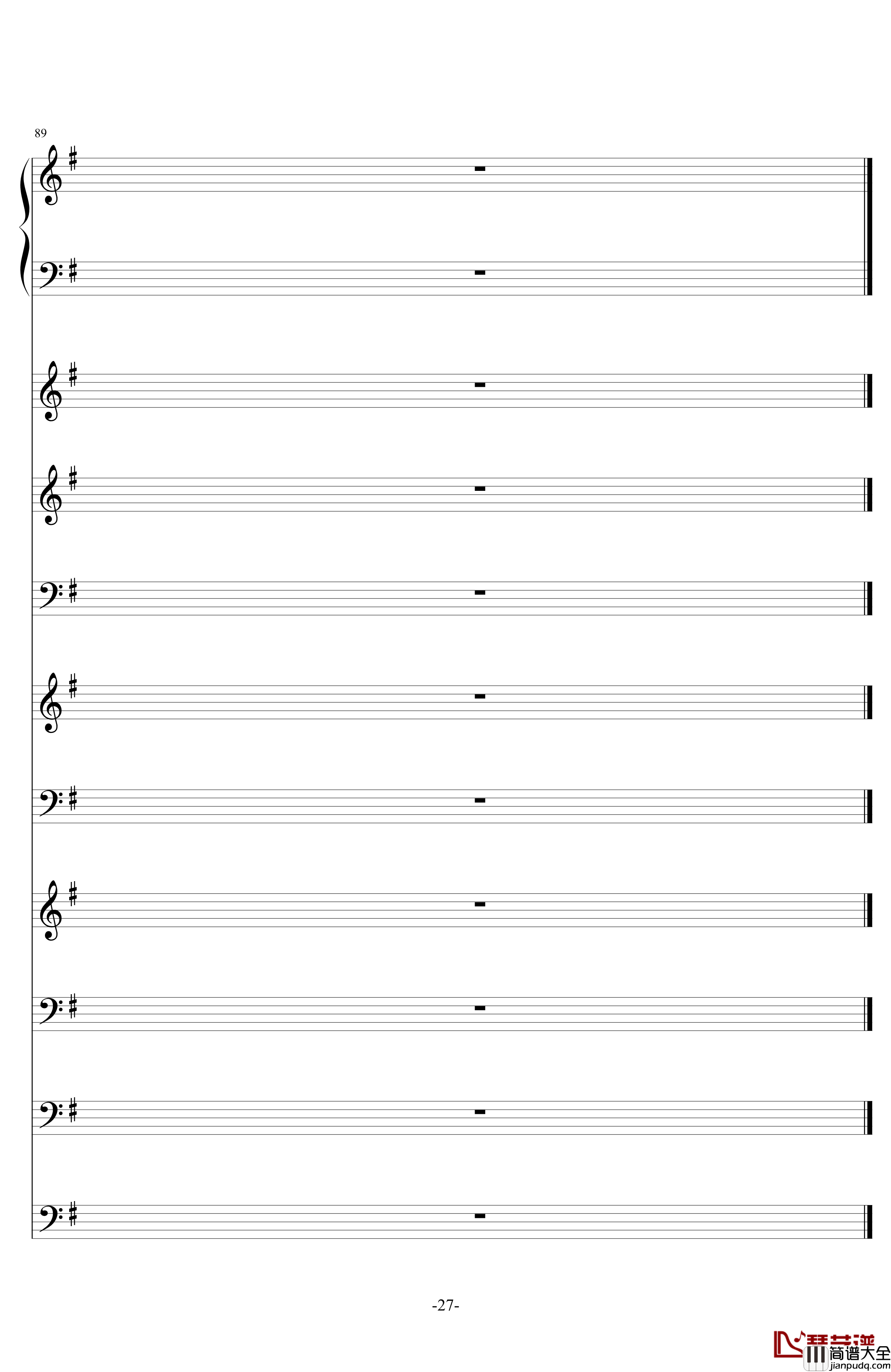 中国第二号狂想曲钢琴谱_ellocz