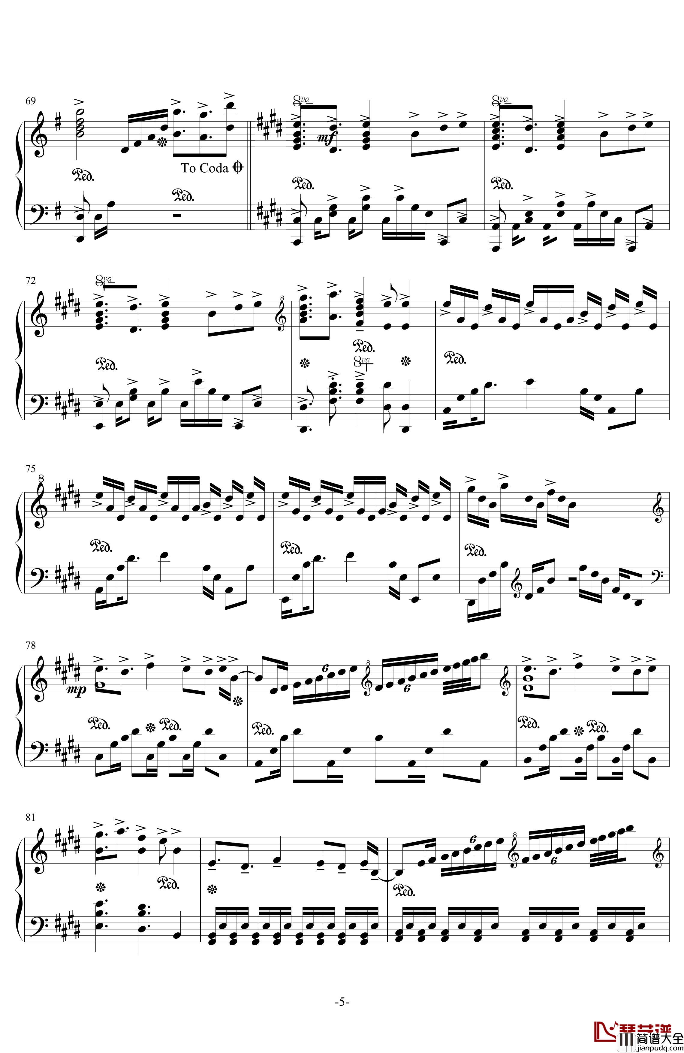 This_Game钢琴谱_游戏人生OP_完全版_by_DraXon_Animenz