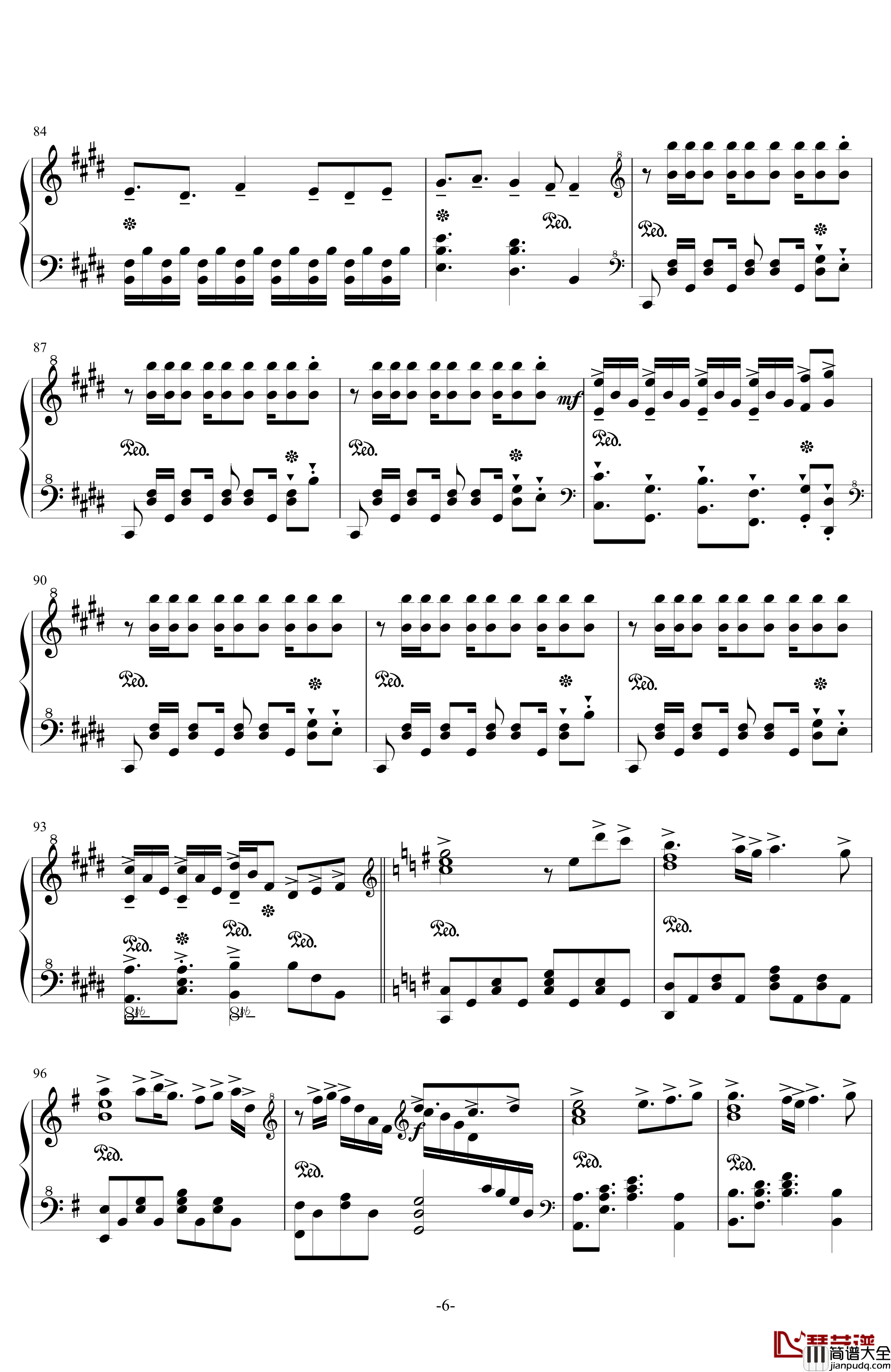 This_Game钢琴谱_游戏人生OP_完全版_by_DraXon_Animenz