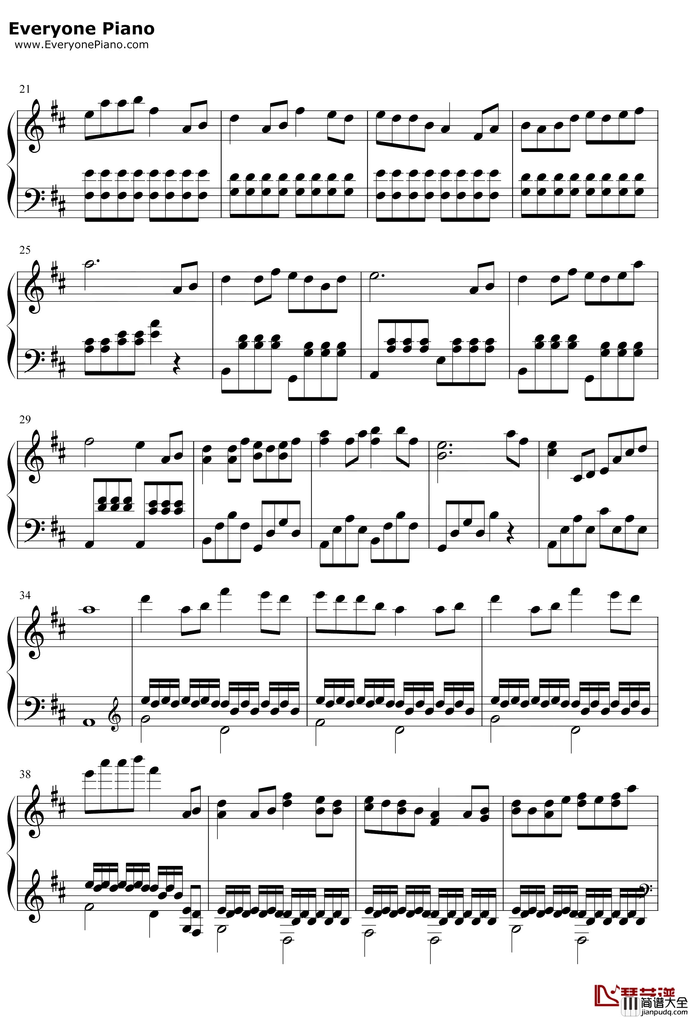 Dear_Childhood_Friend钢琴谱_秋山裕和