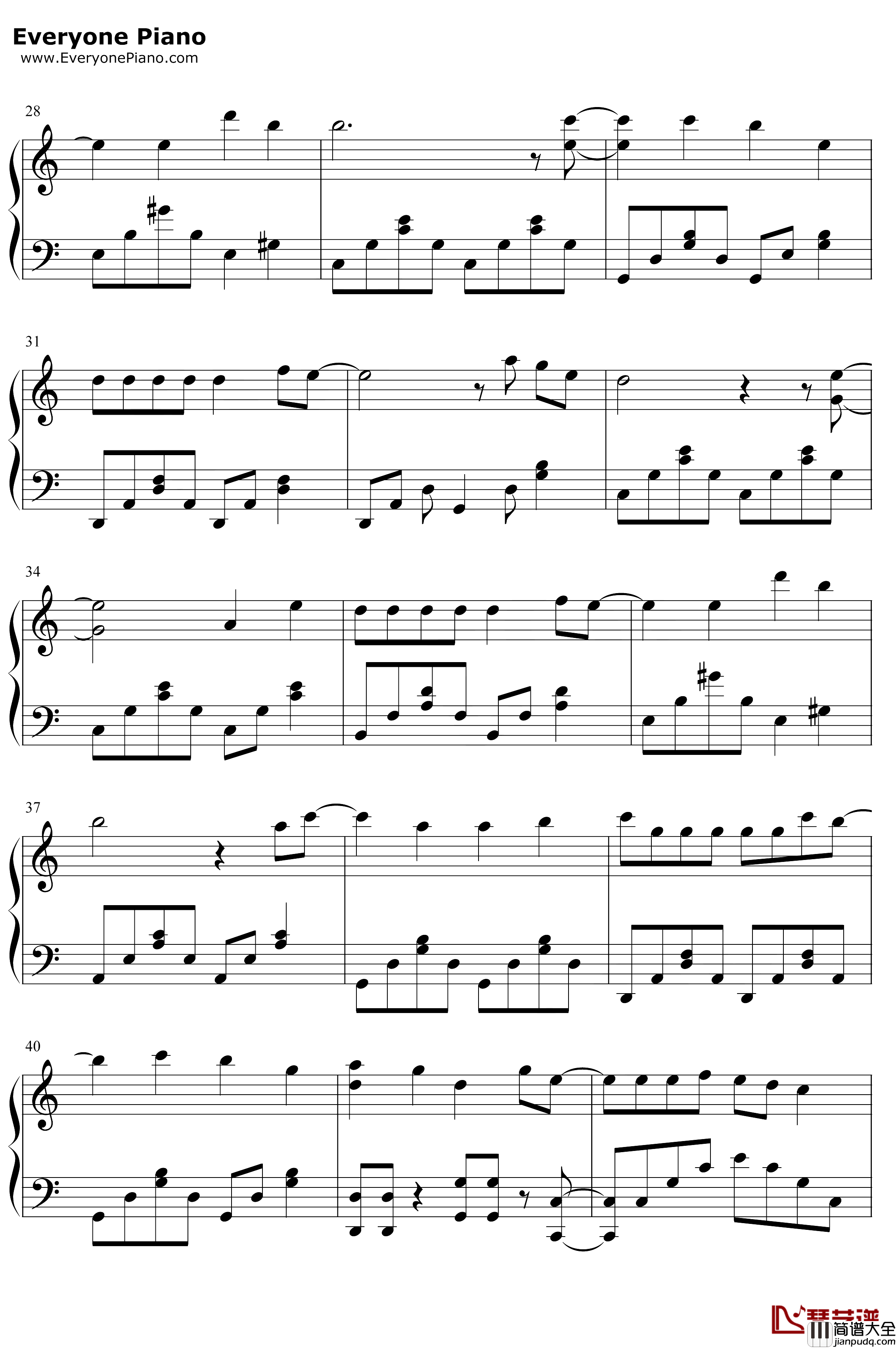 JUSTadICE钢琴谱_大森靖子_黑色五叶草OP7