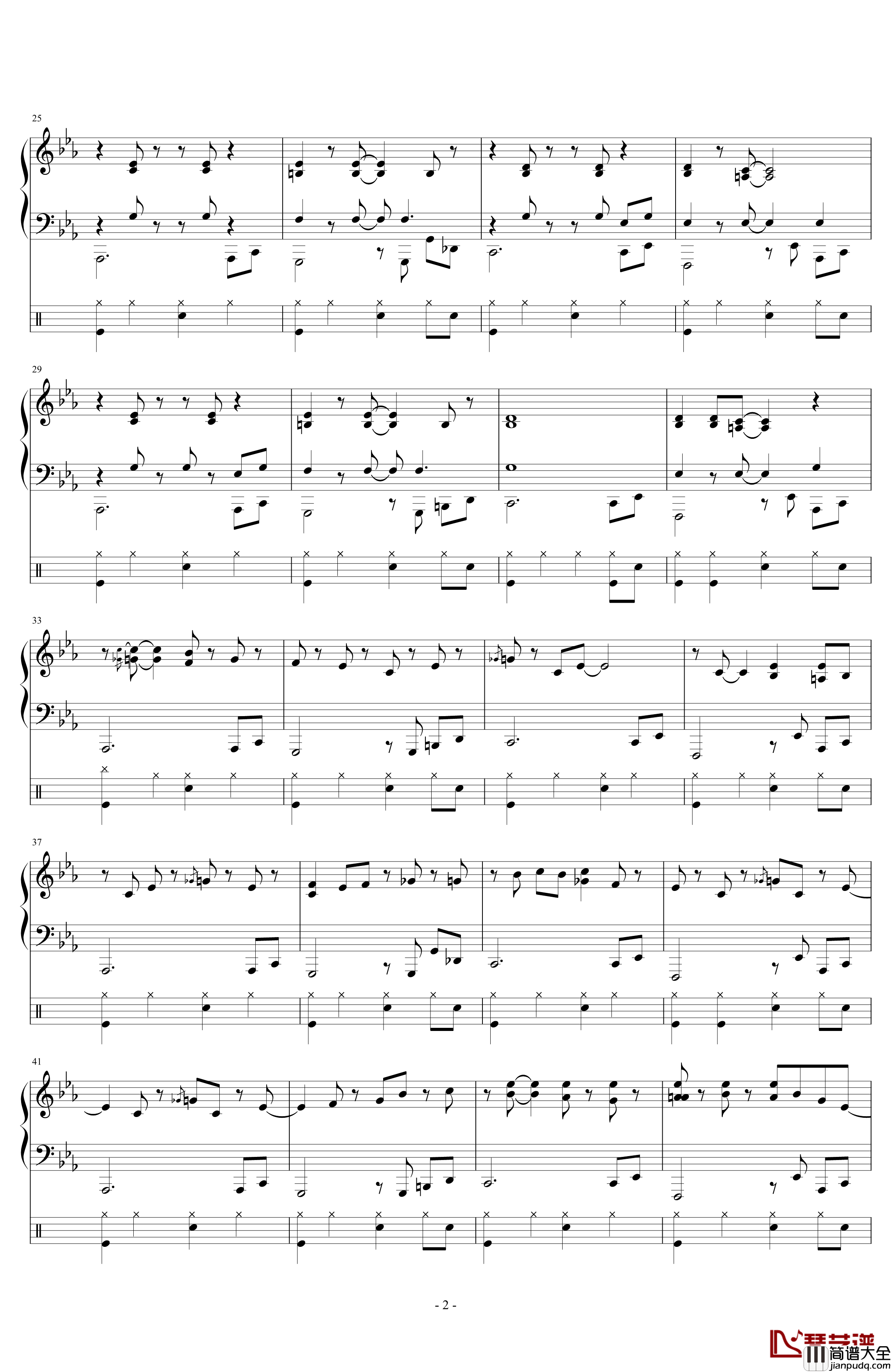 Dear钢琴谱_NANASE