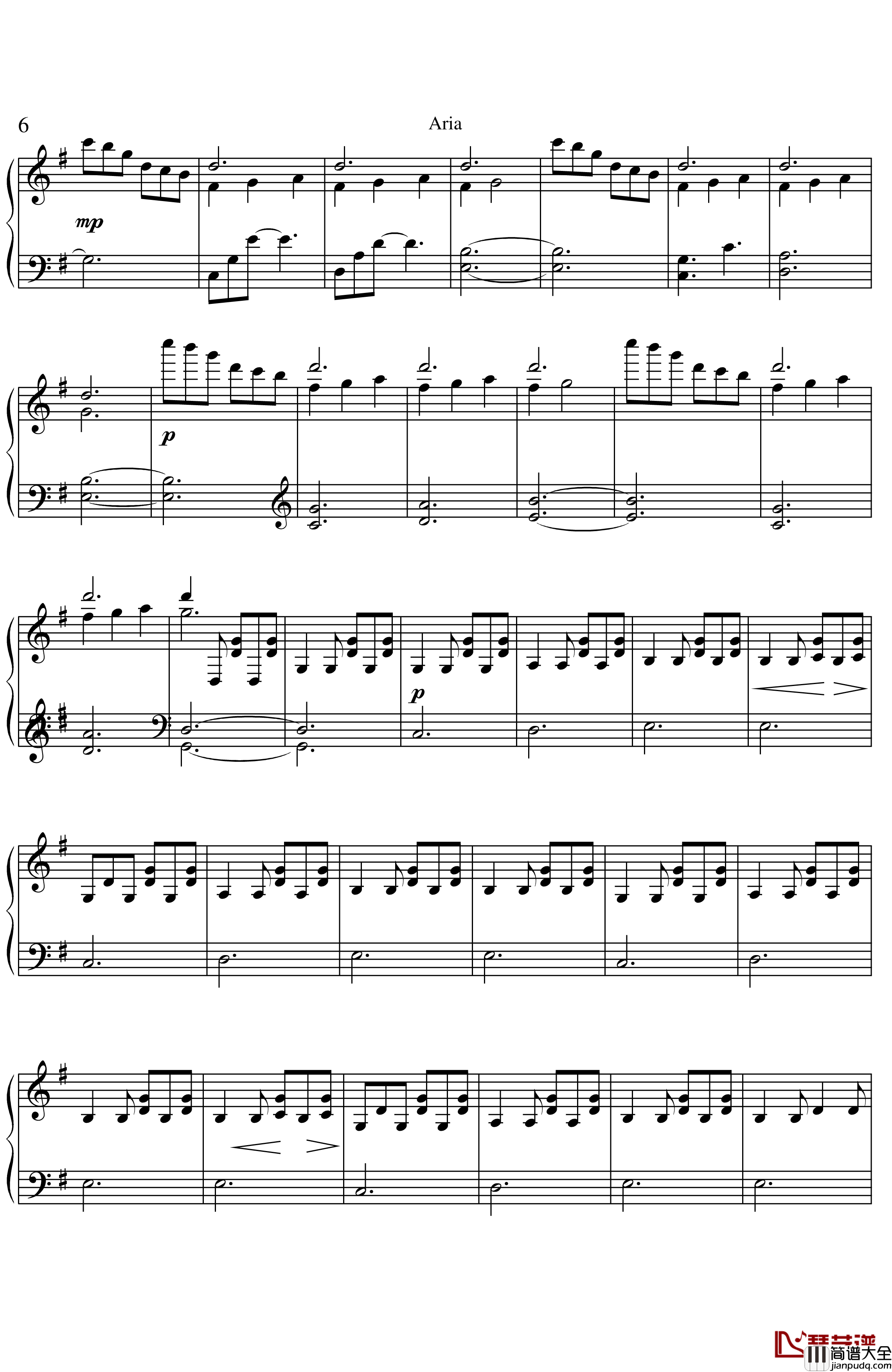 aria钢琴谱_Giovanni_Allevi