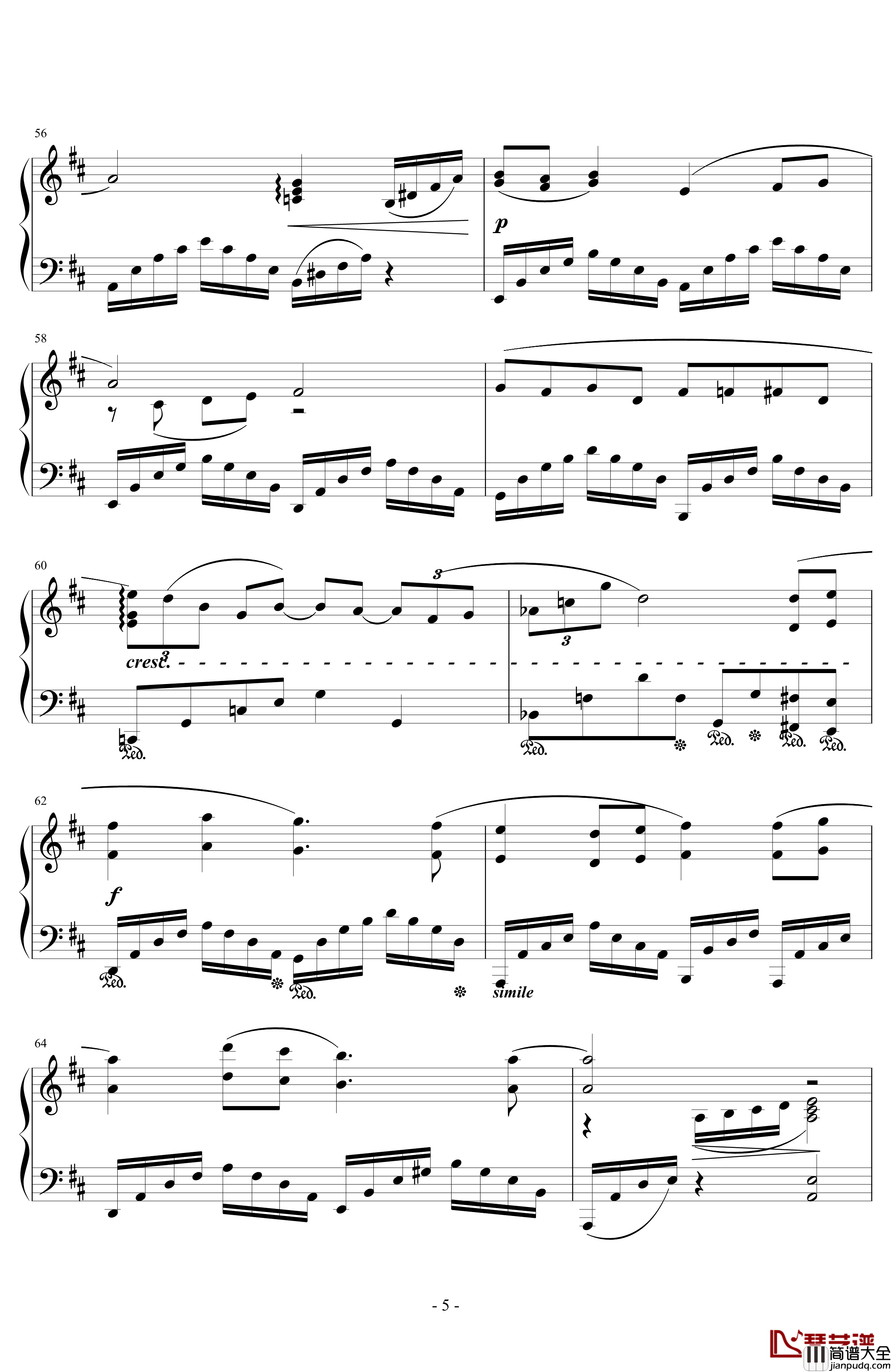 To_Dear_Friends钢琴谱_浜口史郎