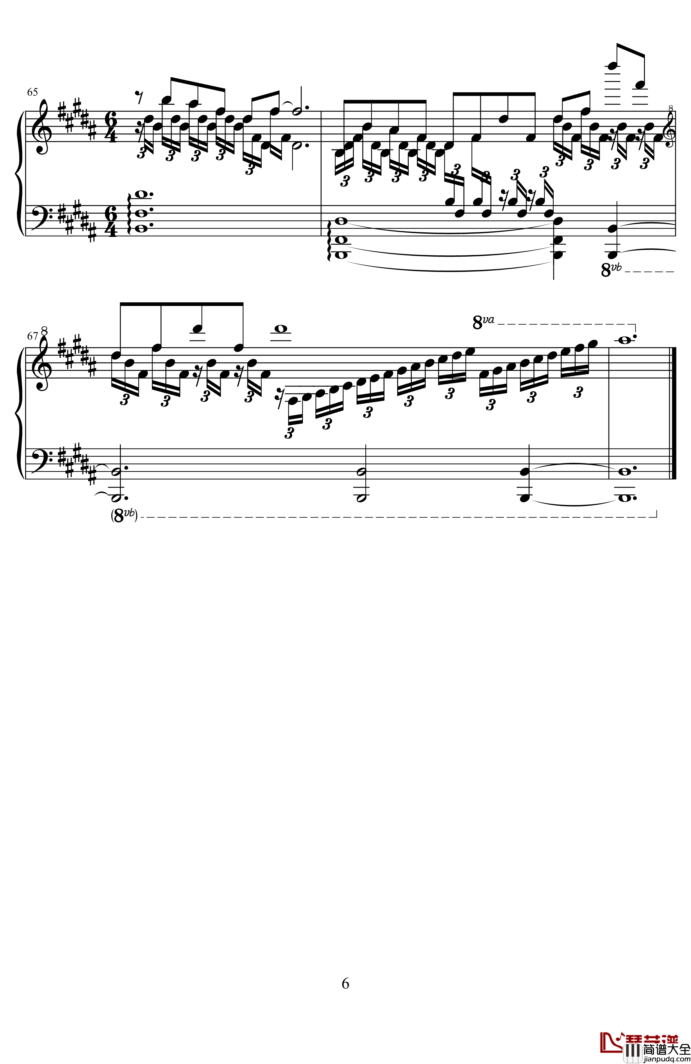 波纹钢琴谱_天籁传声