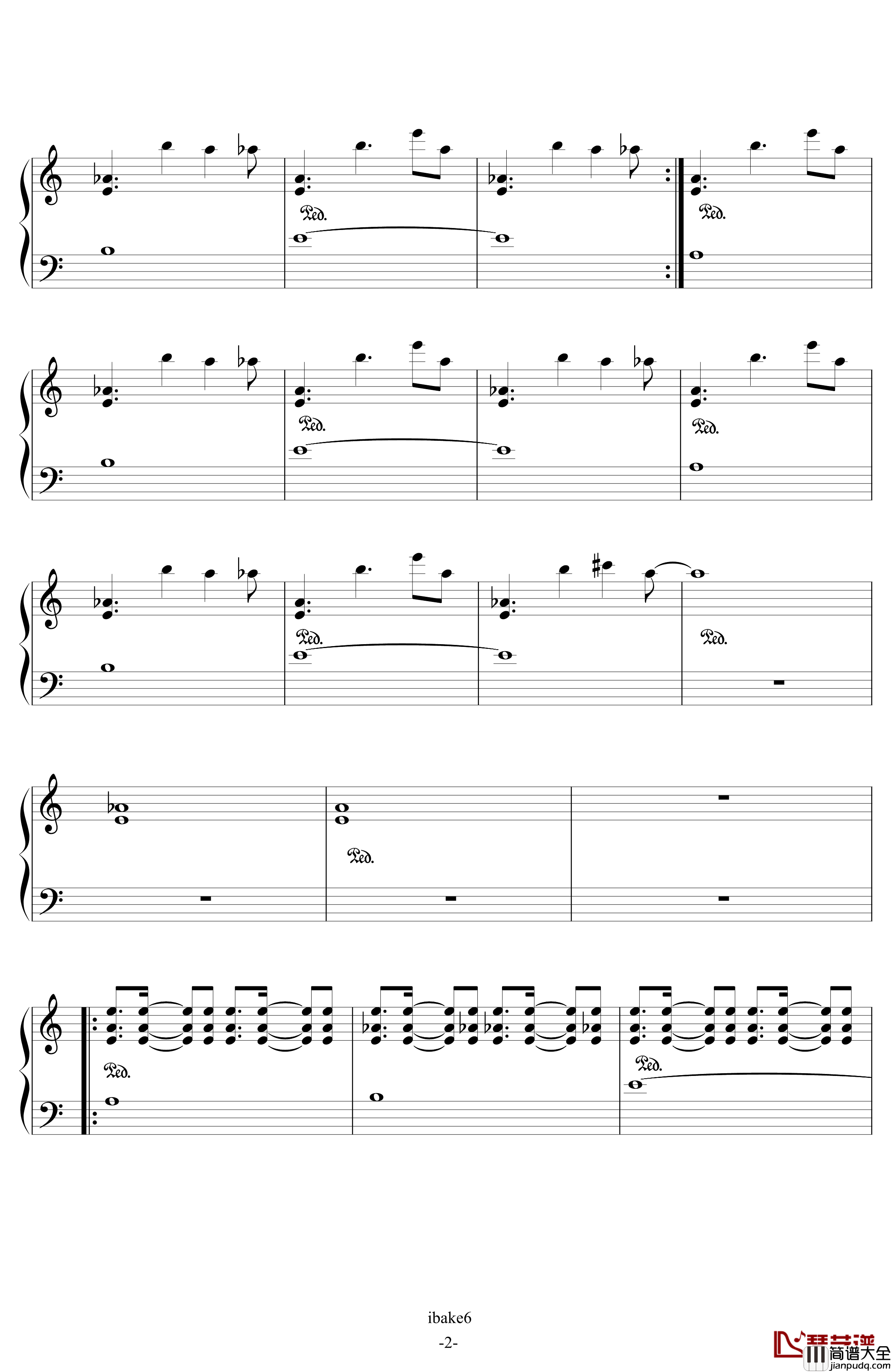 Going_Home钢琴谱_Tom_Day