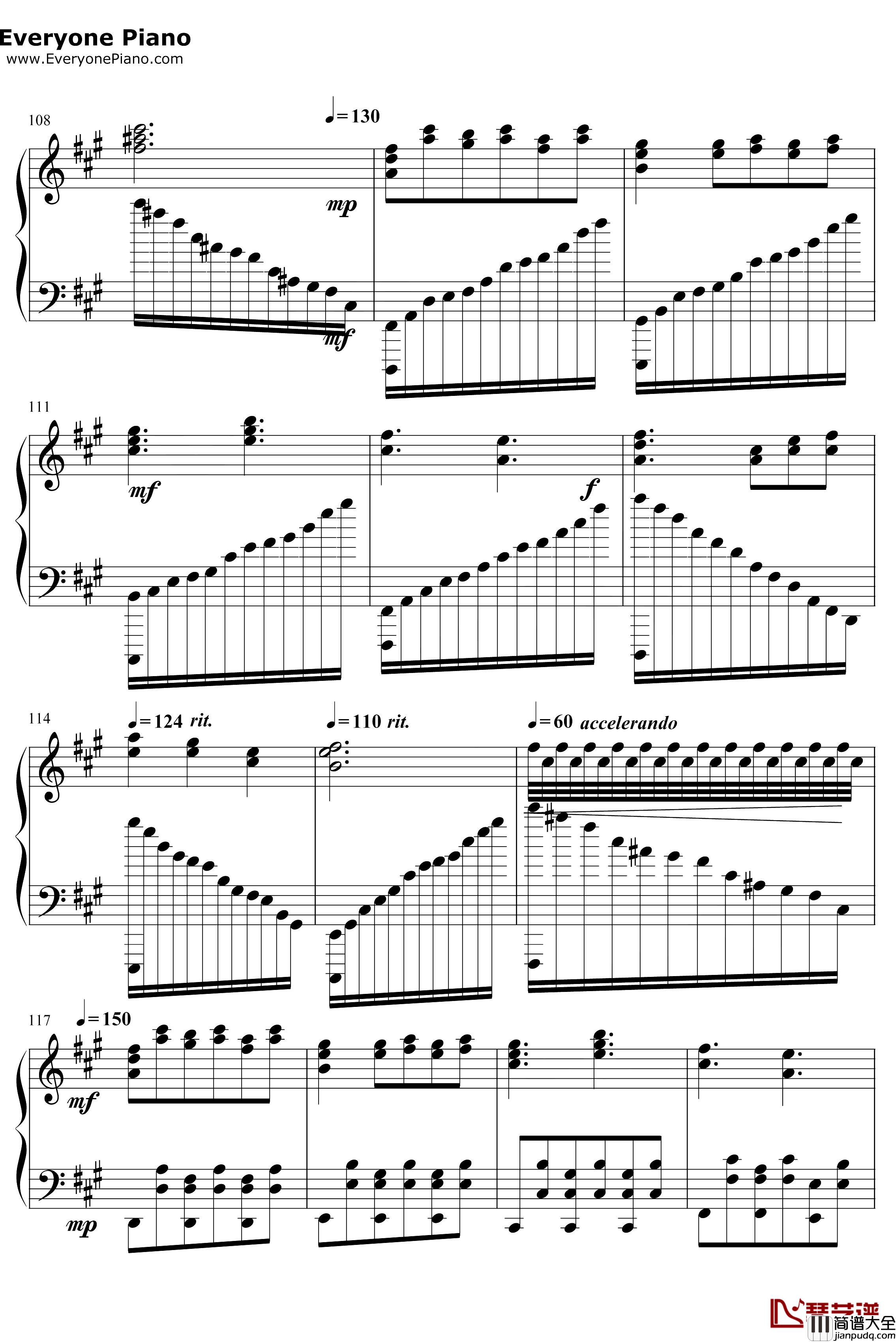 Battle_Againsta_True_Hero钢琴谱_TobyFox_传说之下OST_UndertaleOST