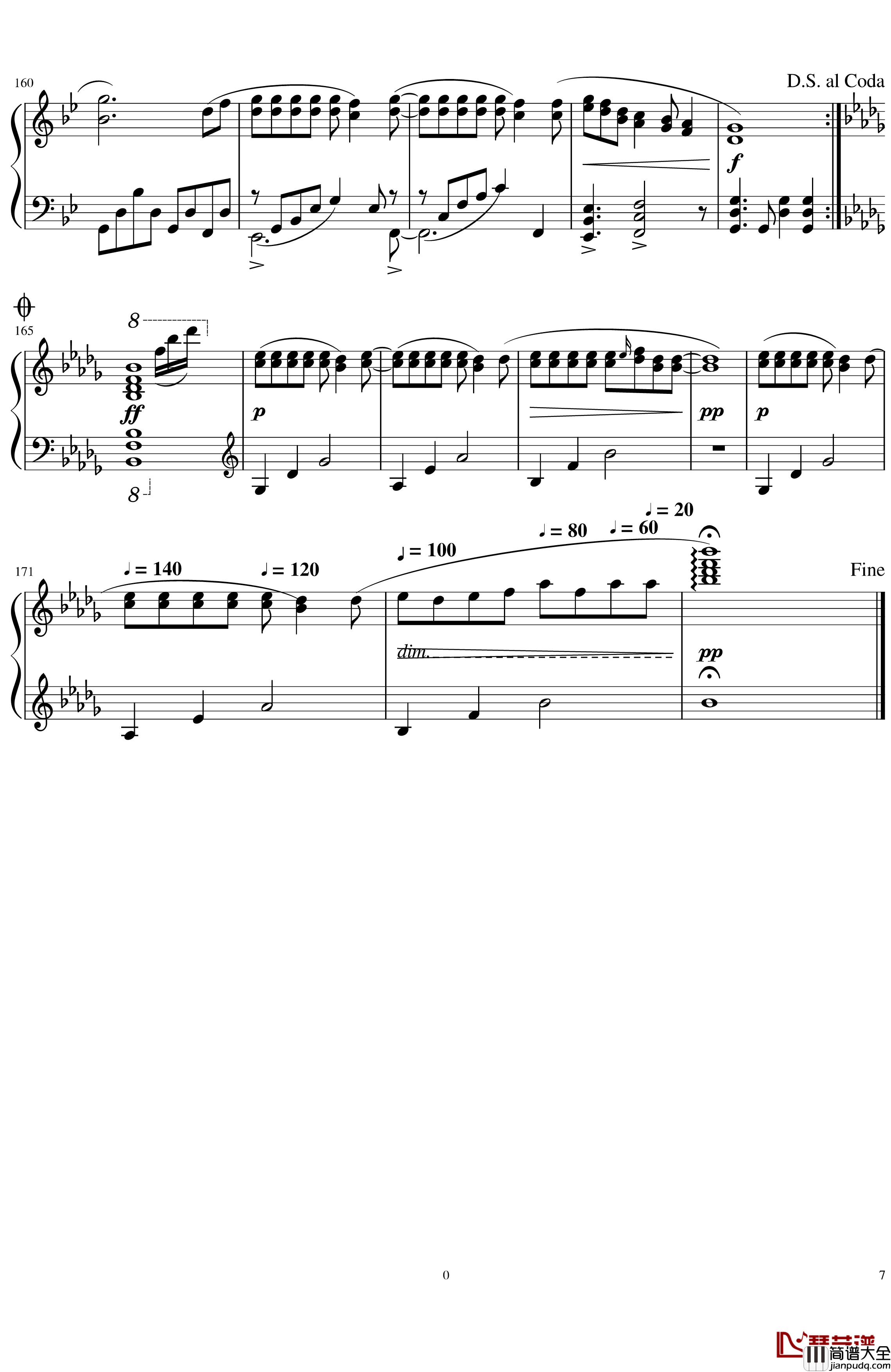 感情の摩天楼钢琴谱_Cosmic_Mind_触手猴