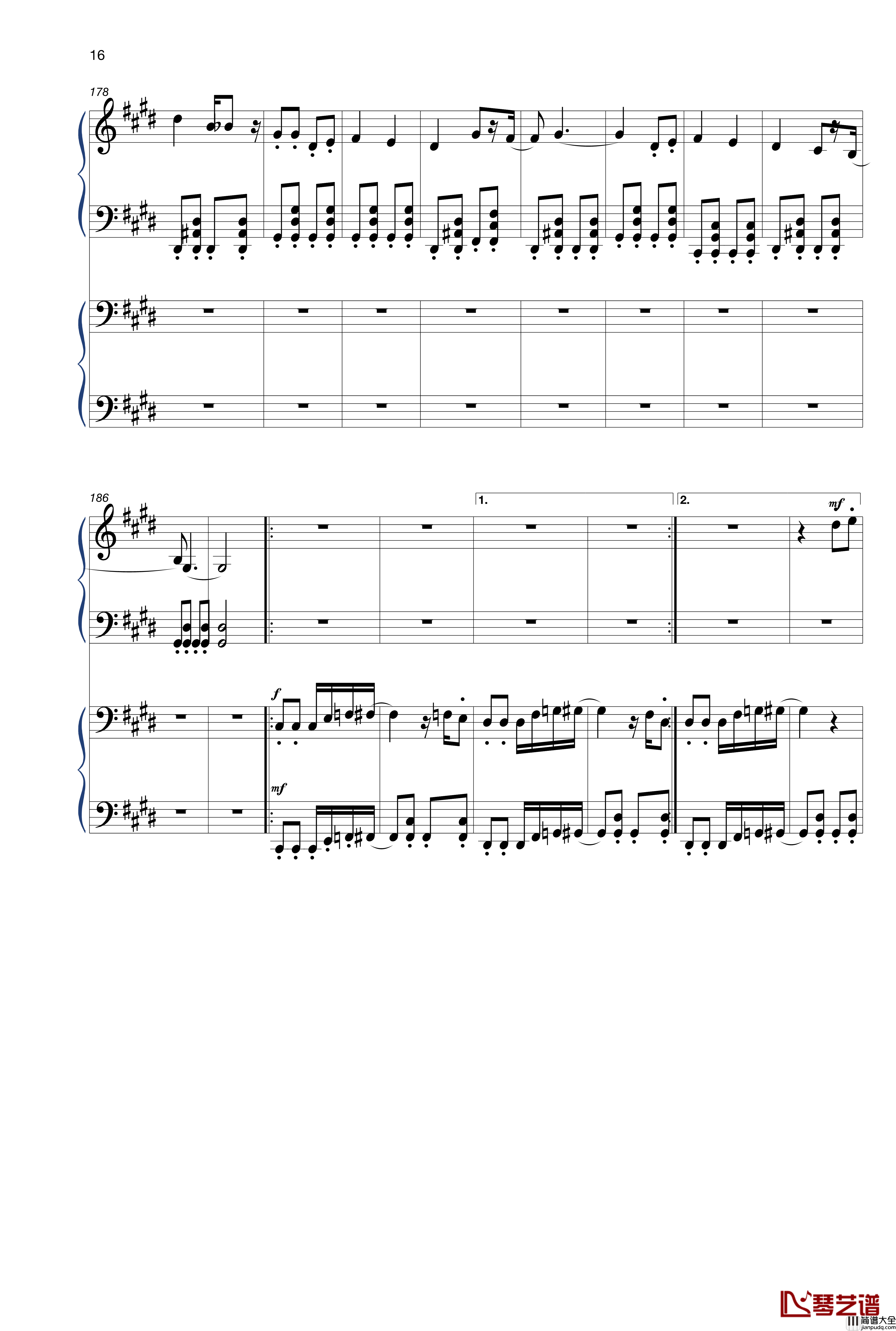 音乐植物大战僵尸2现代时光钢琴谱_摩登世界