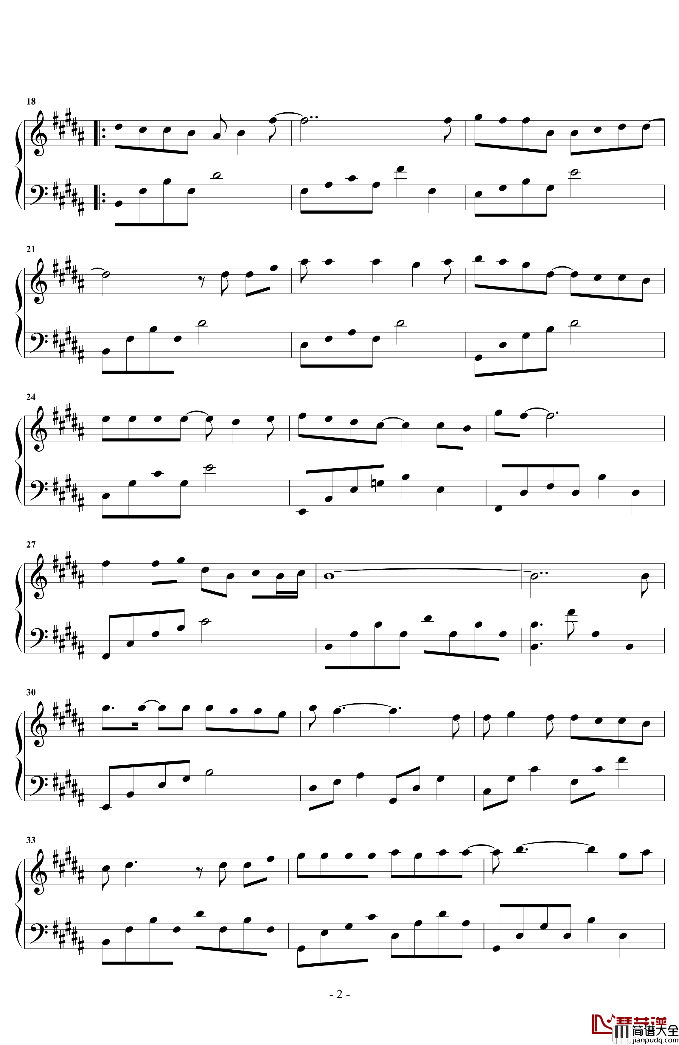 这种感觉就是爱钢琴谱_曾之乔