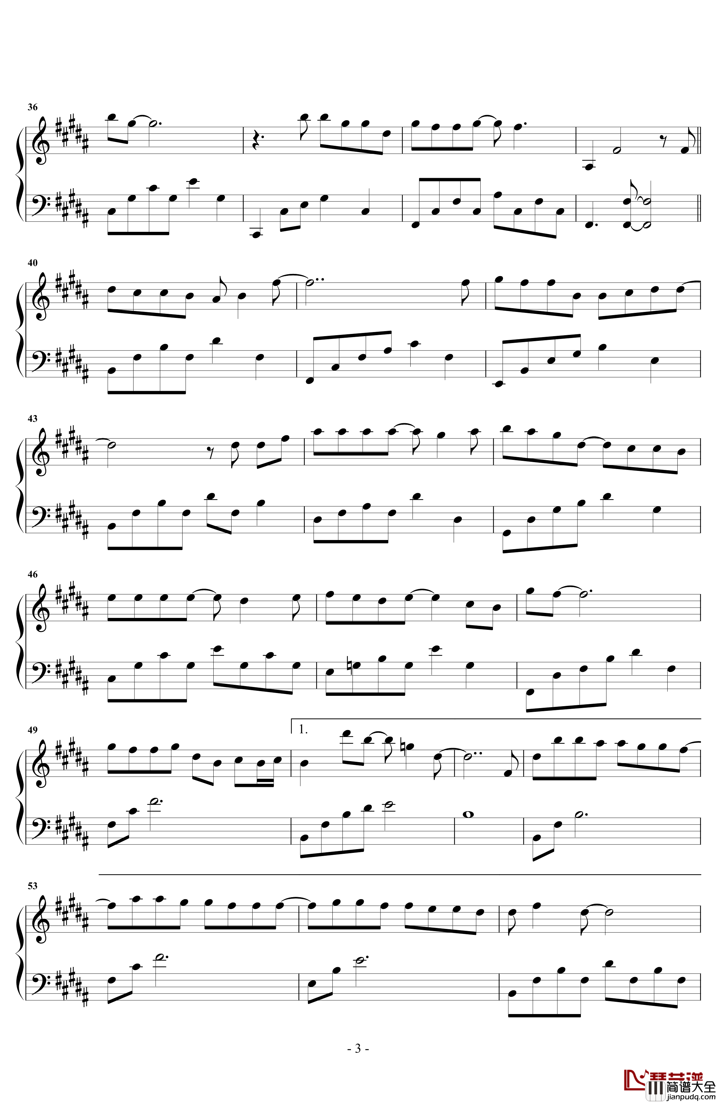 这种感觉就是爱钢琴谱_曾之乔