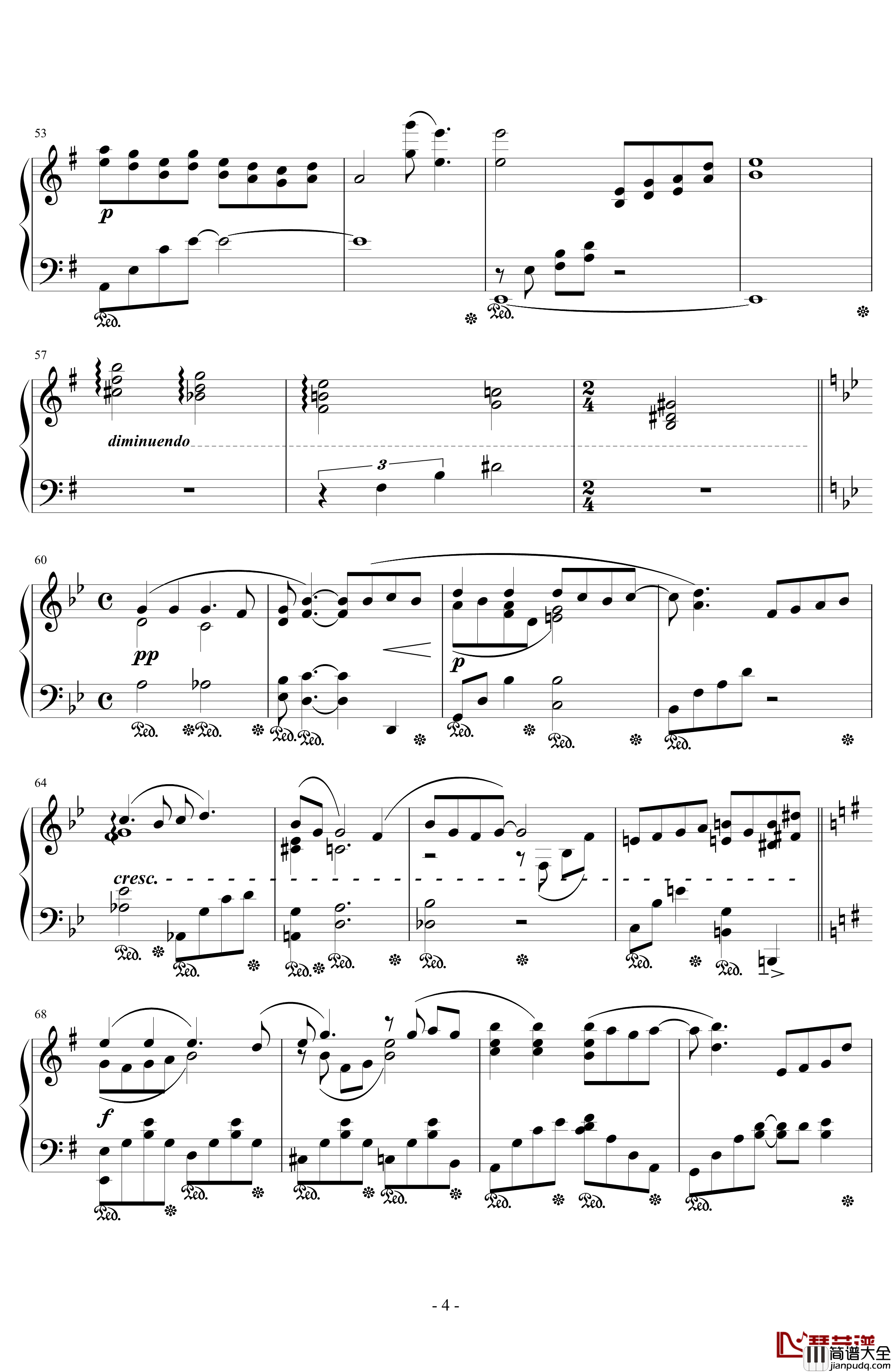 The_Cosmo_Canyon钢琴谱_浜口史郎