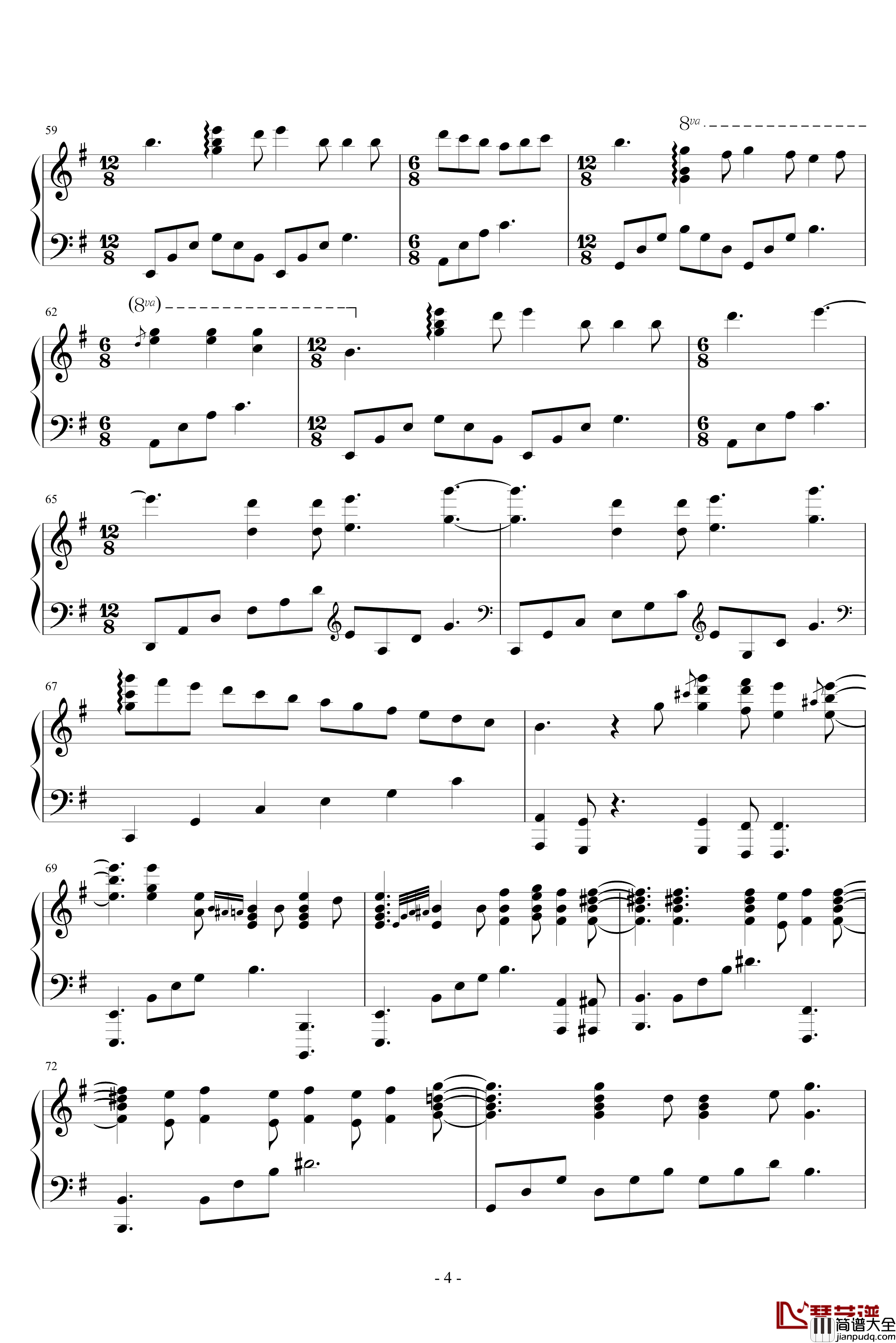 Comsenz_Ithoton钢琴谱_Pianonime