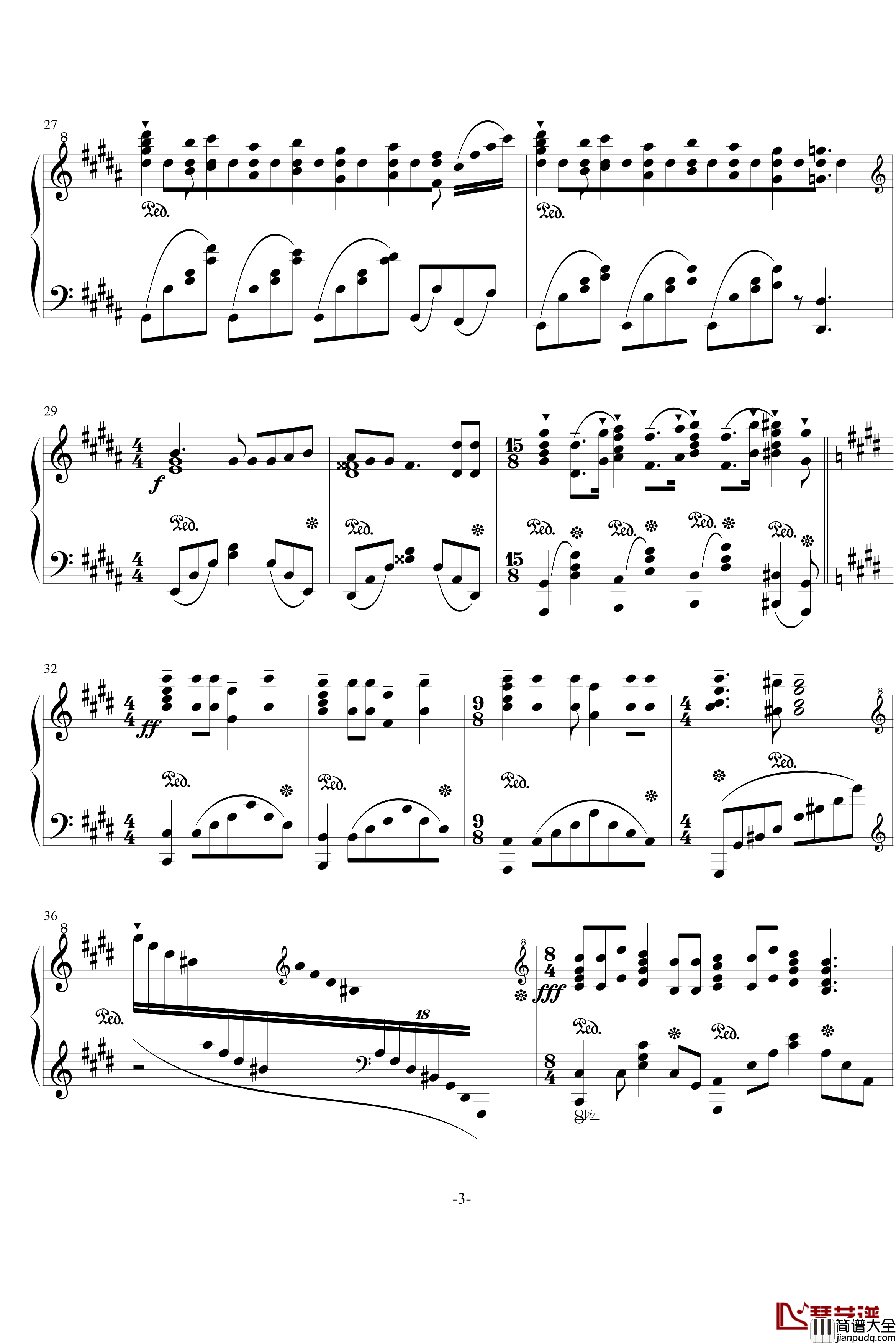 红莲之弓矢钢琴谱_进击的巨人OP，微加强版_by_DraXon_Animenz