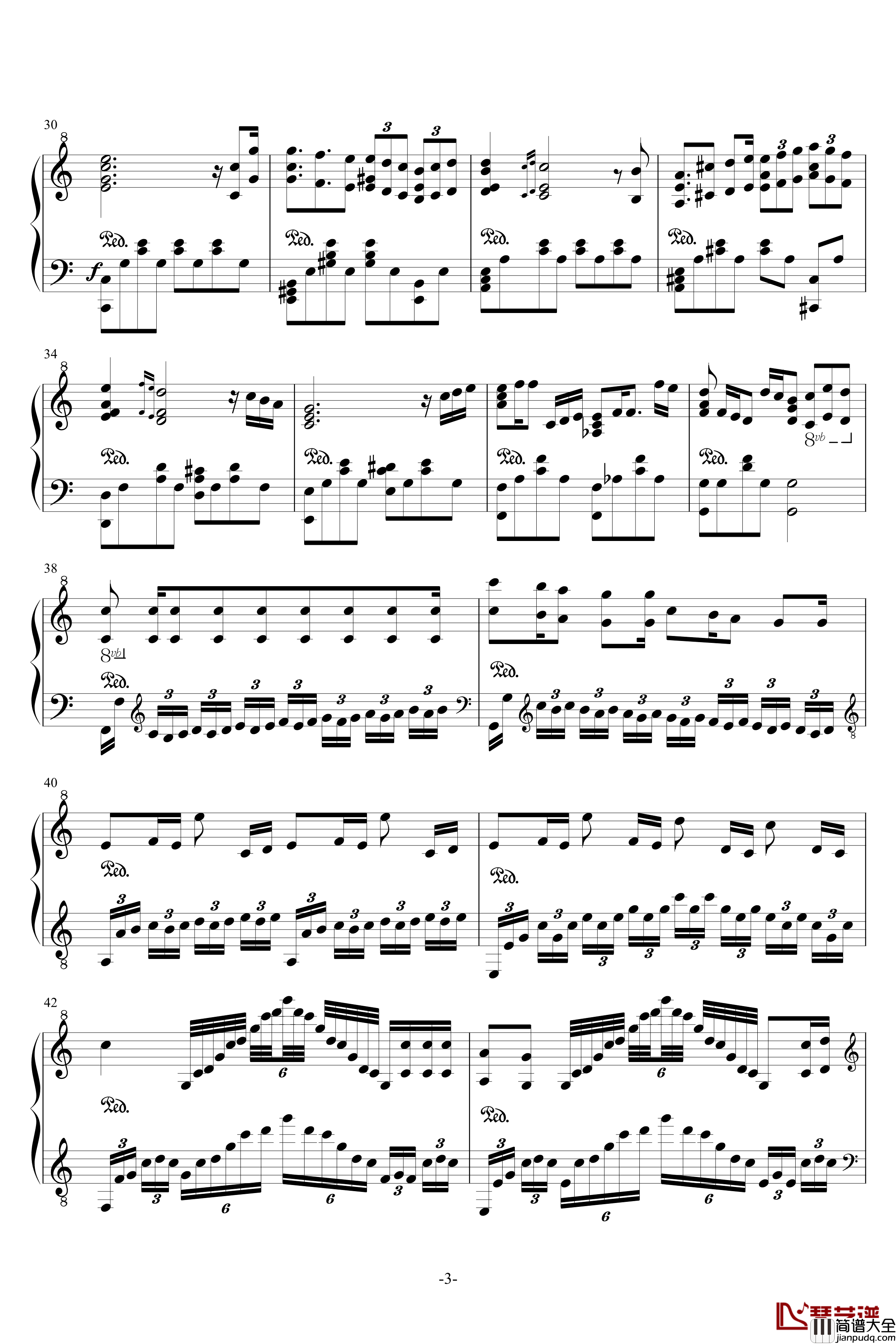 My_Dearest钢琴谱_罪恶王冠OP，完全版_by_DraXon_Animenz