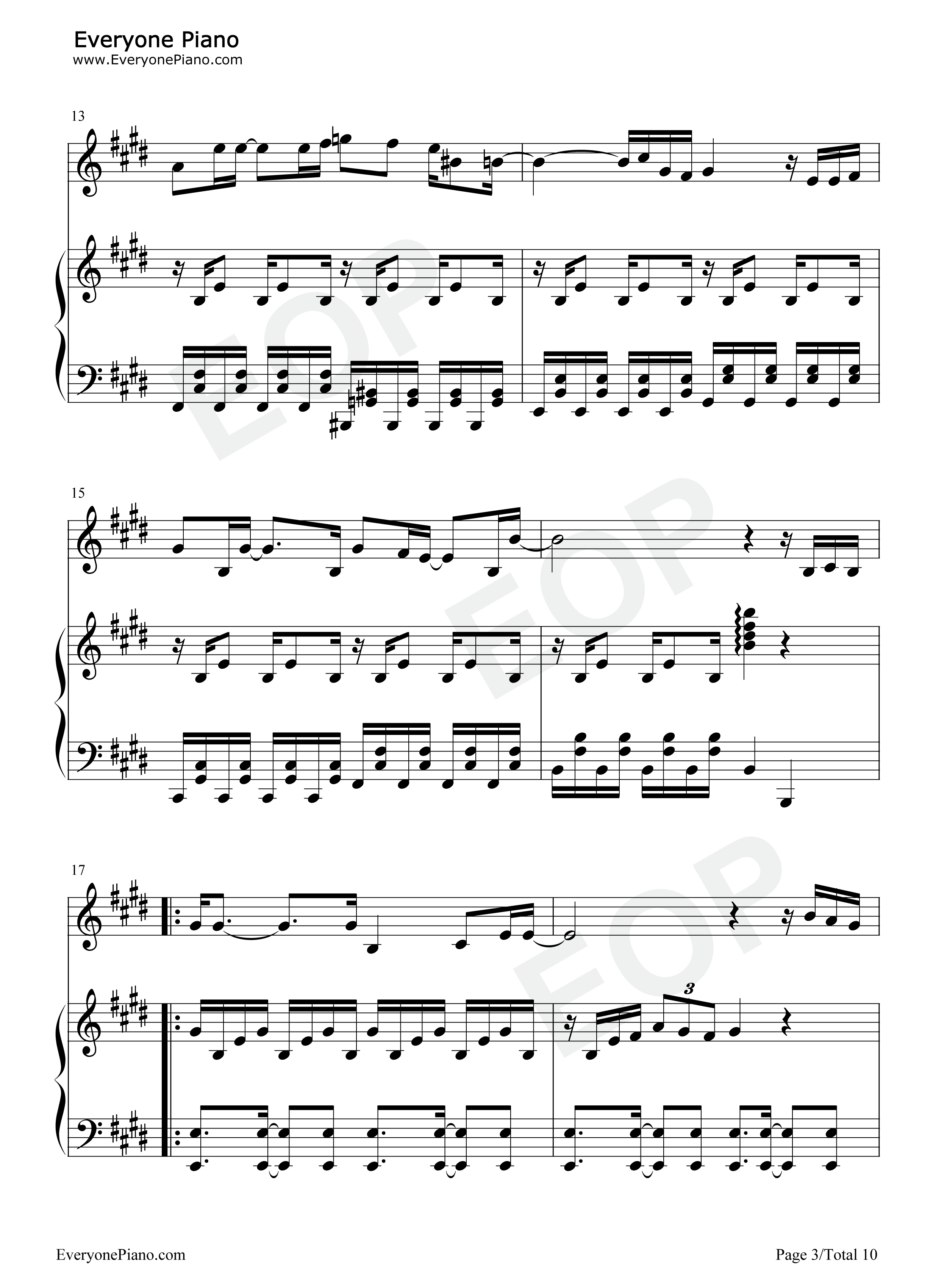 纽约的司机驾着北京的梦钢琴谱_张学友