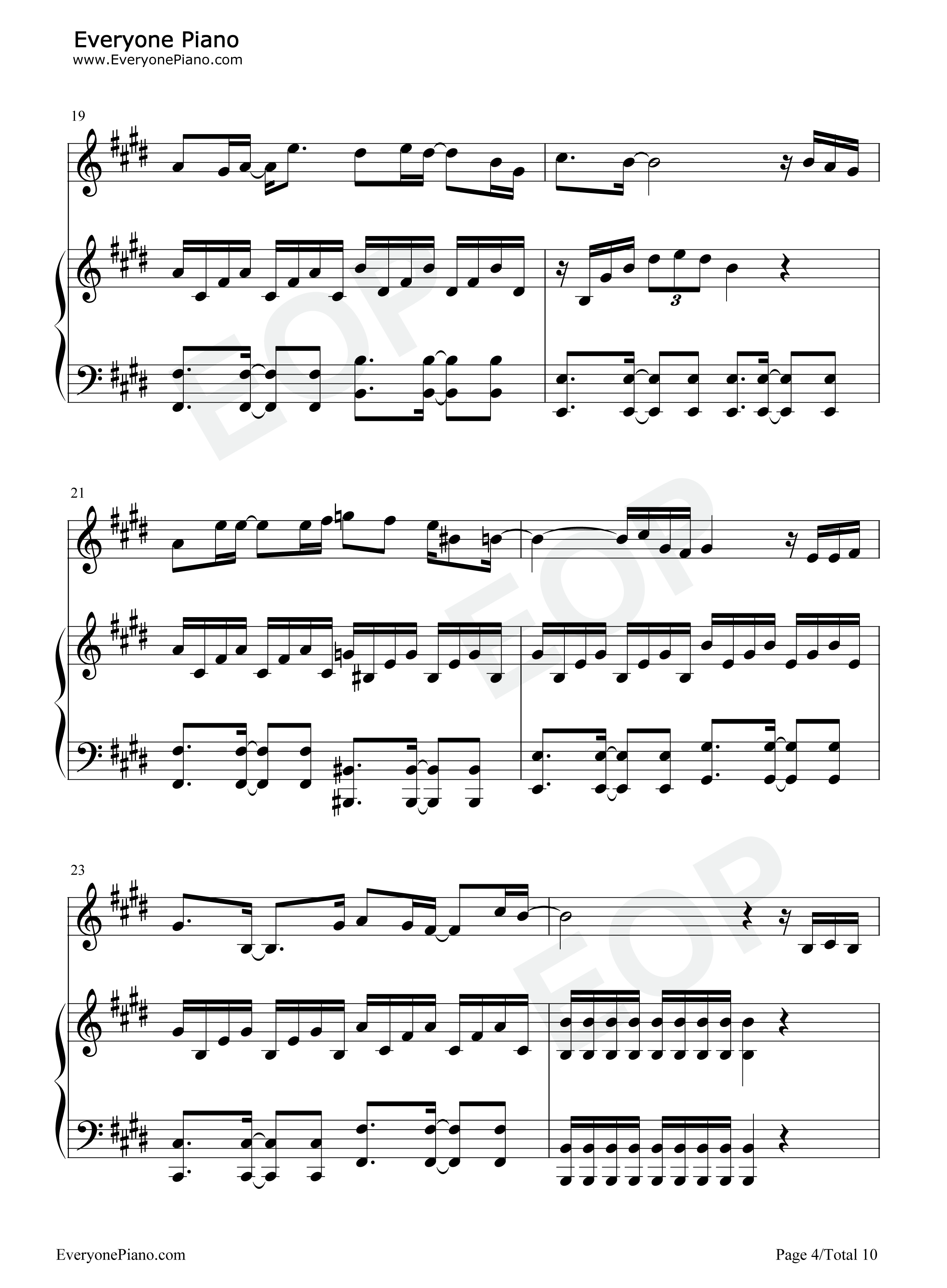 纽约的司机驾着北京的梦钢琴谱_张学友