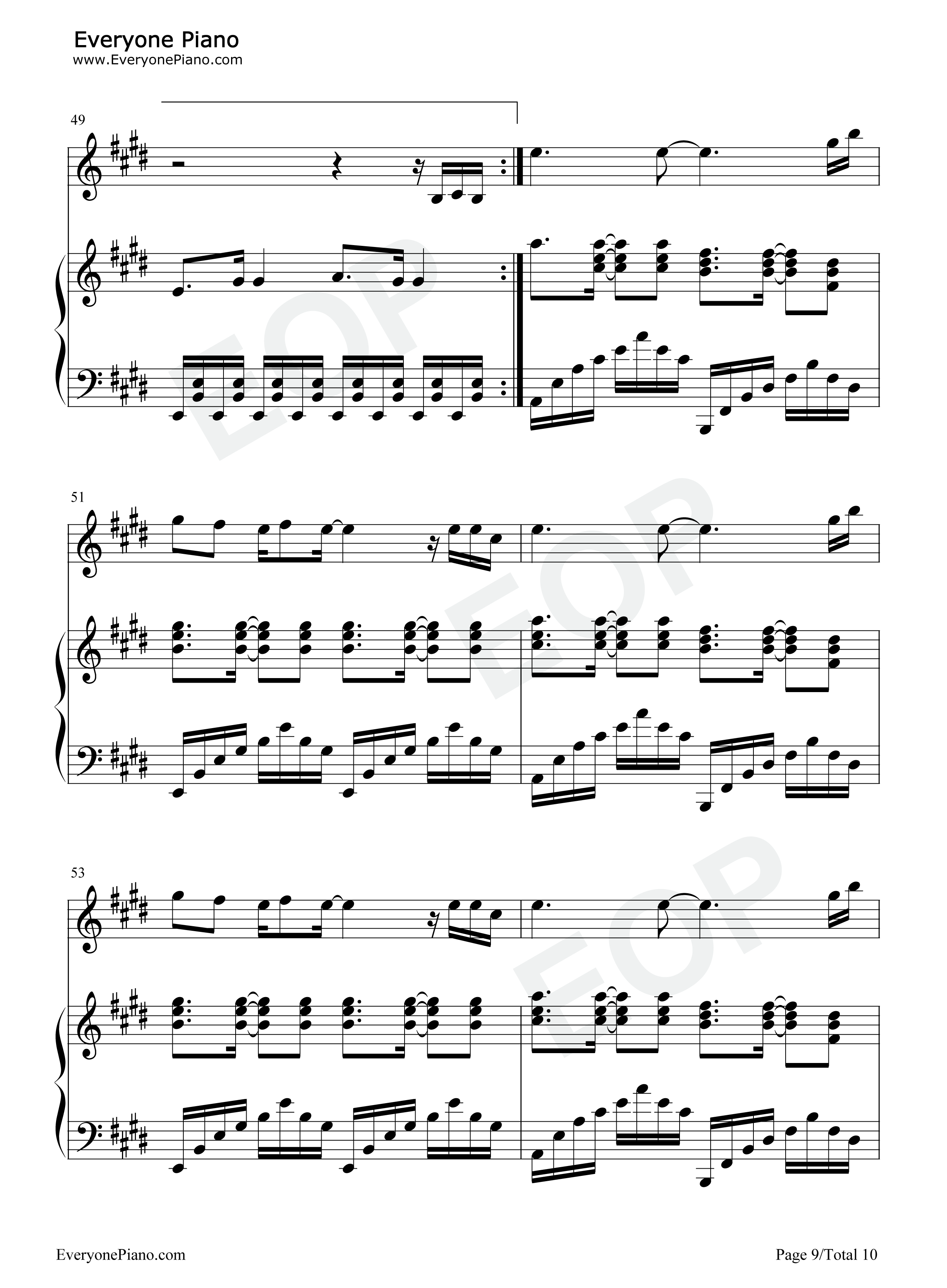 纽约的司机驾着北京的梦钢琴谱_张学友