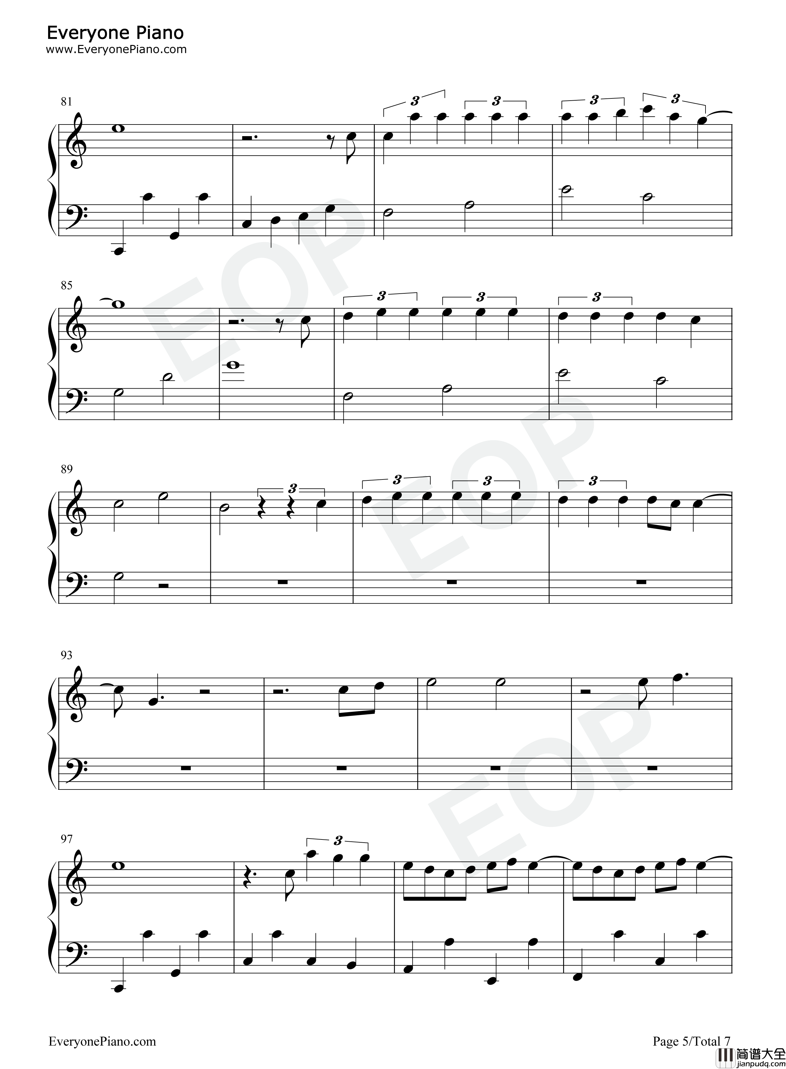 Snap钢琴谱_Rosa_Linn