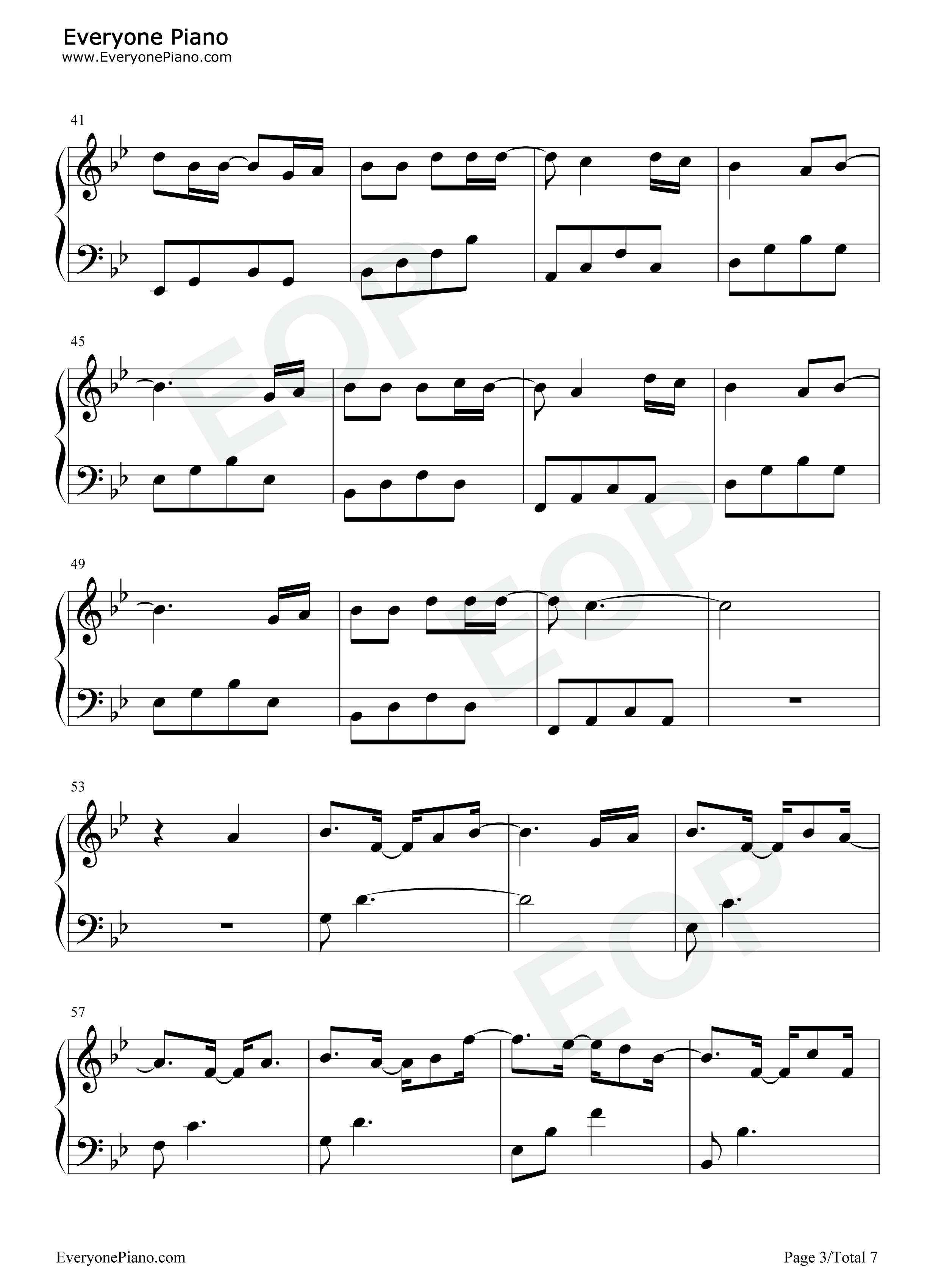 Suddenly钢琴谱_金宝京