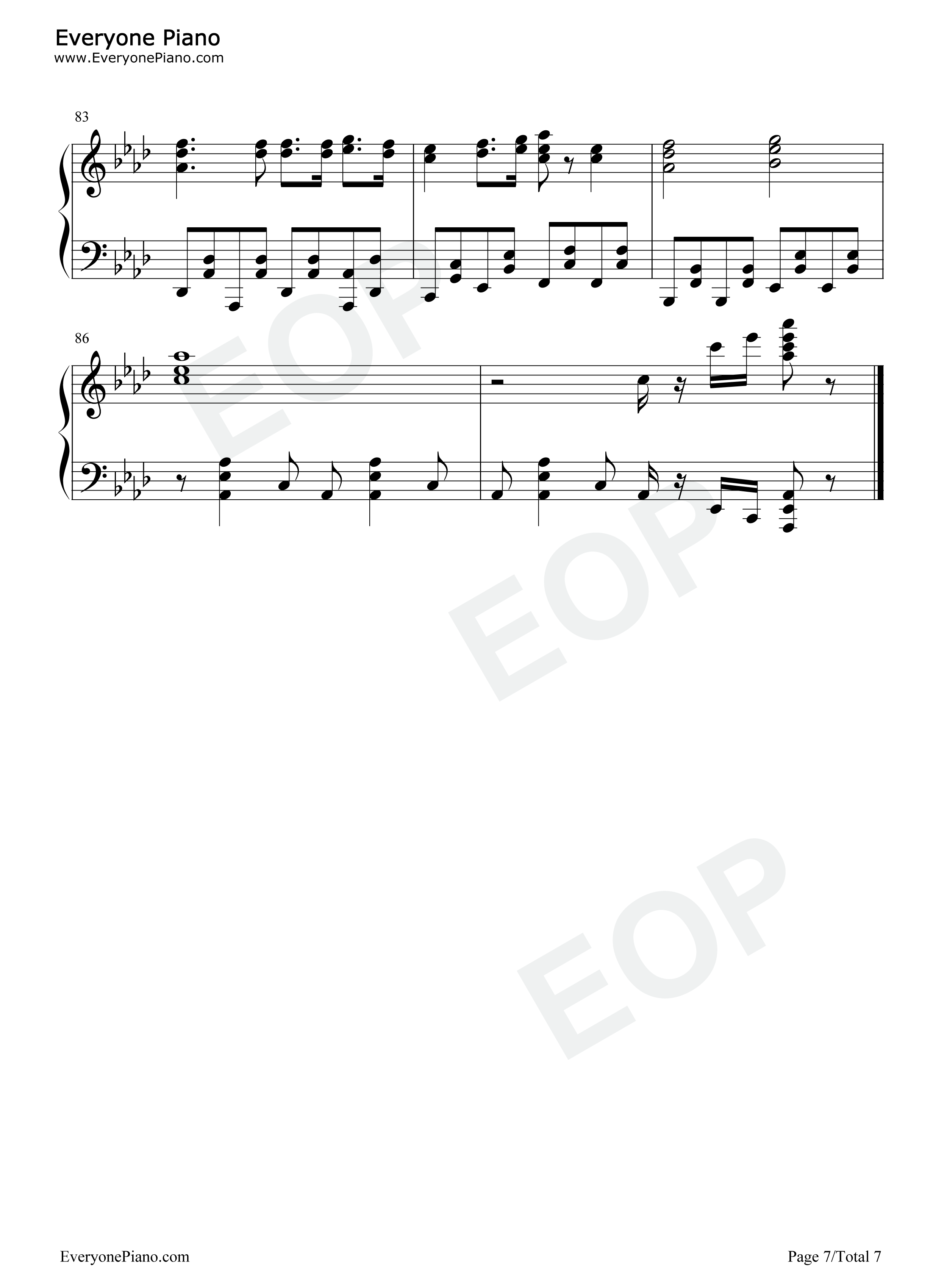 まるかいて地球钢琴谱_甲斐田幸