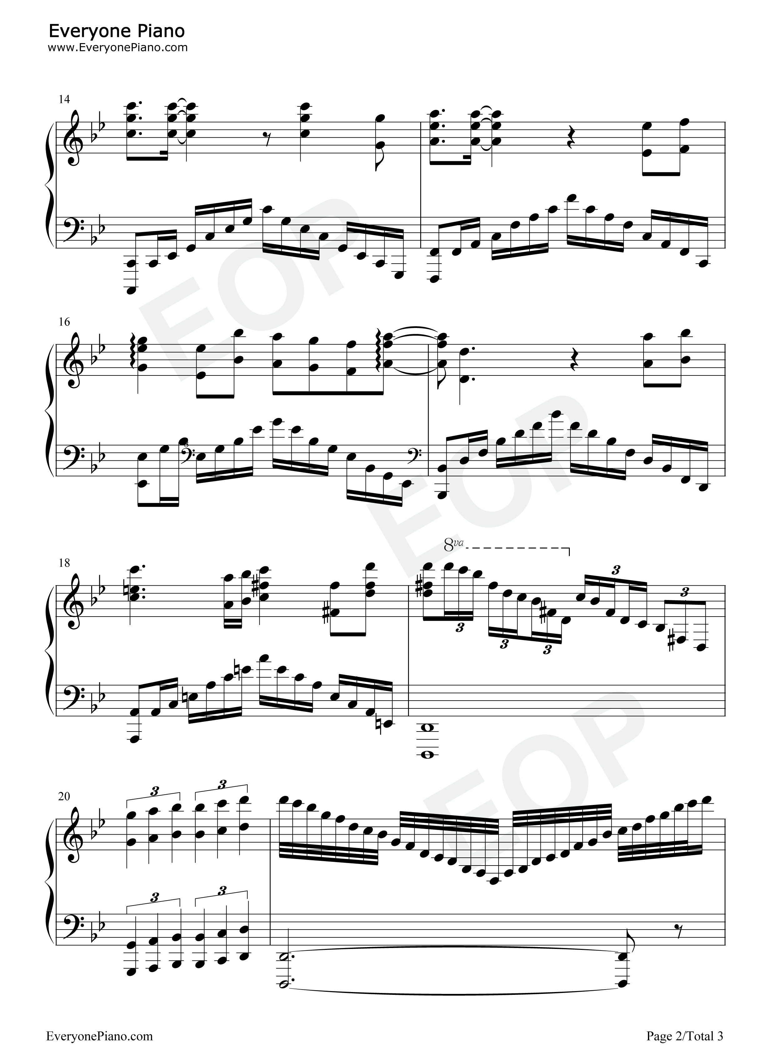 心中想的还是他钢琴谱_禹丁洁