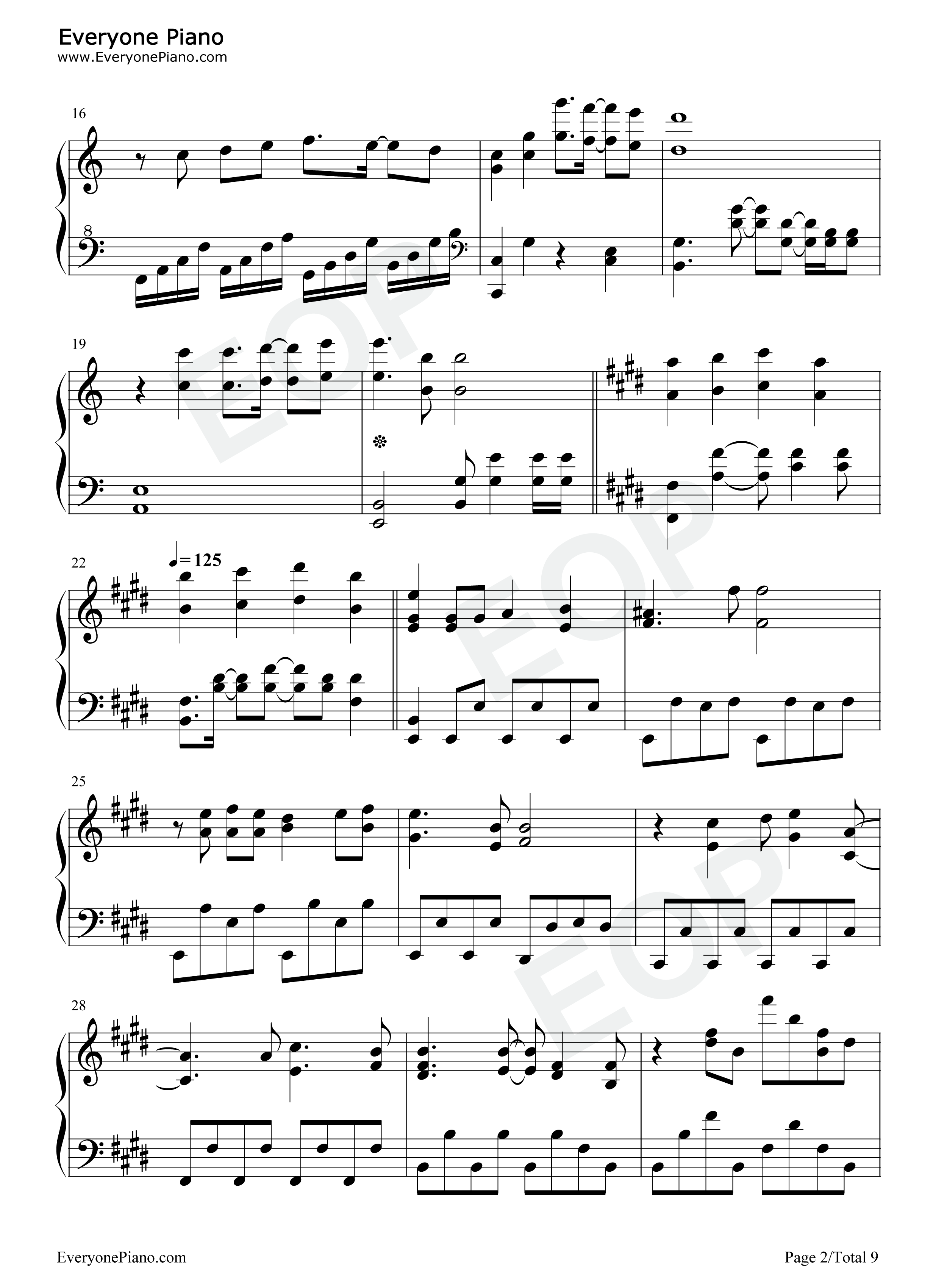 My_Friend钢琴谱_Zard