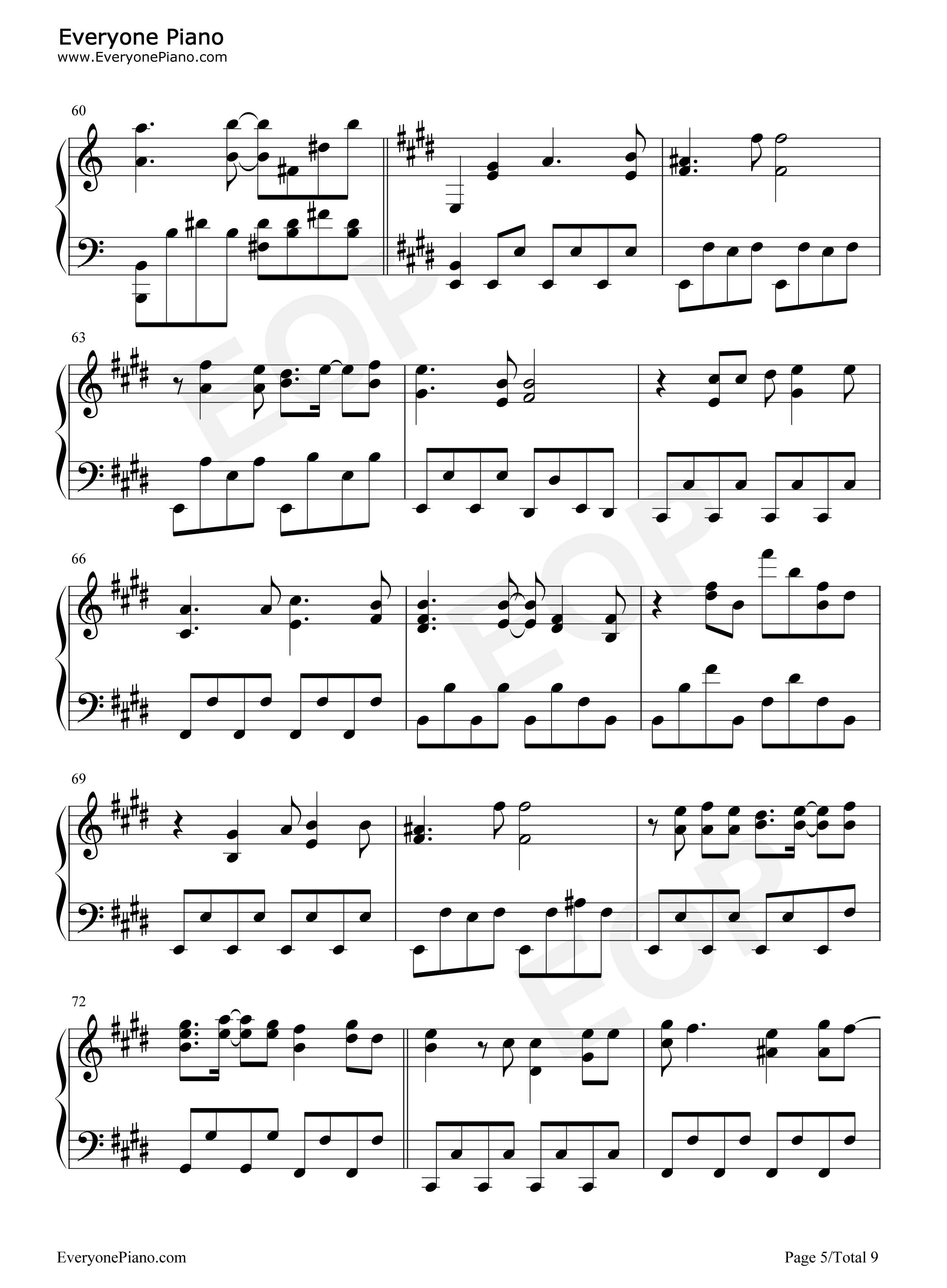 My_Friend钢琴谱_Zard