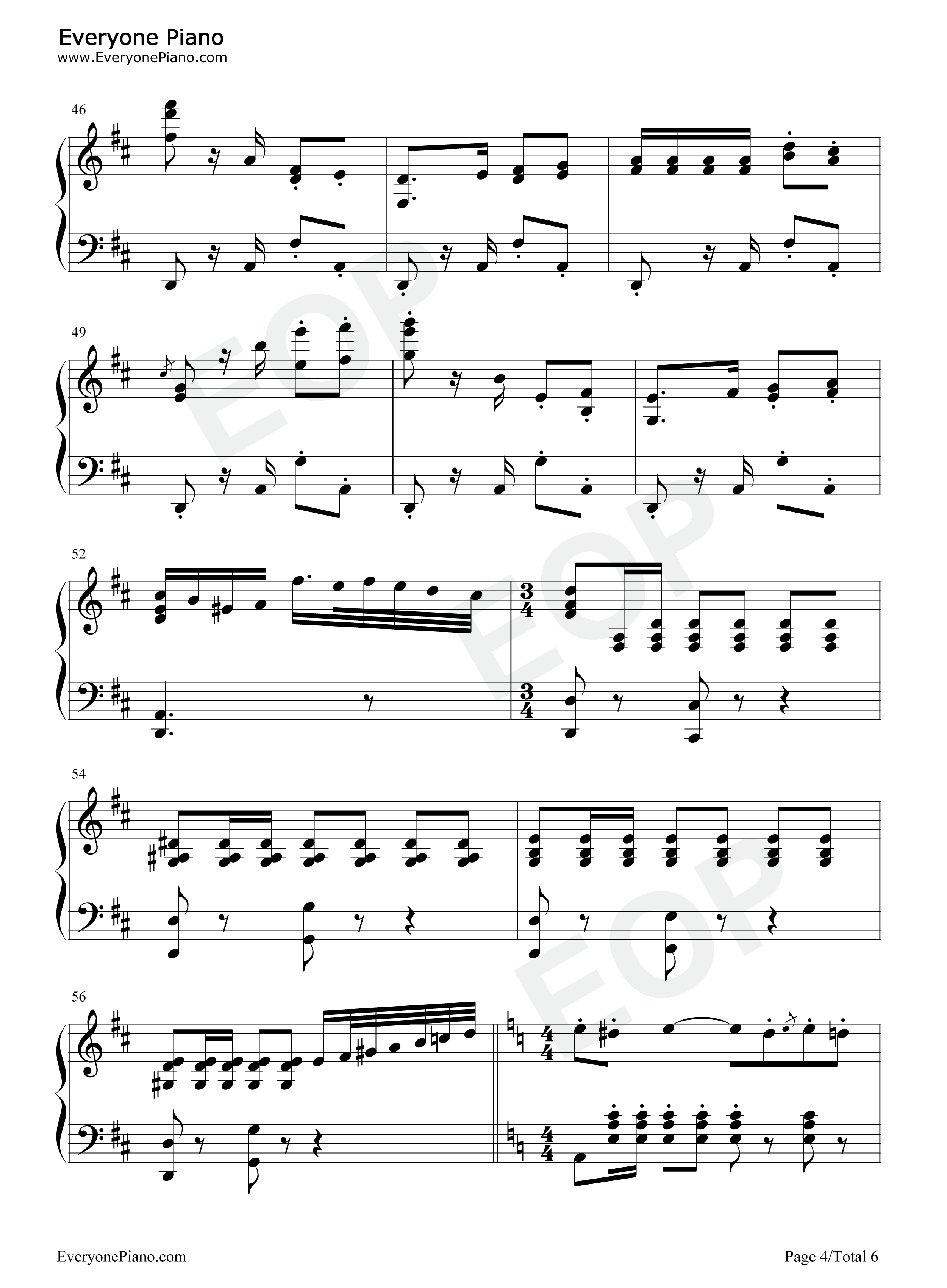 卡门钢琴谱_乔治·比才