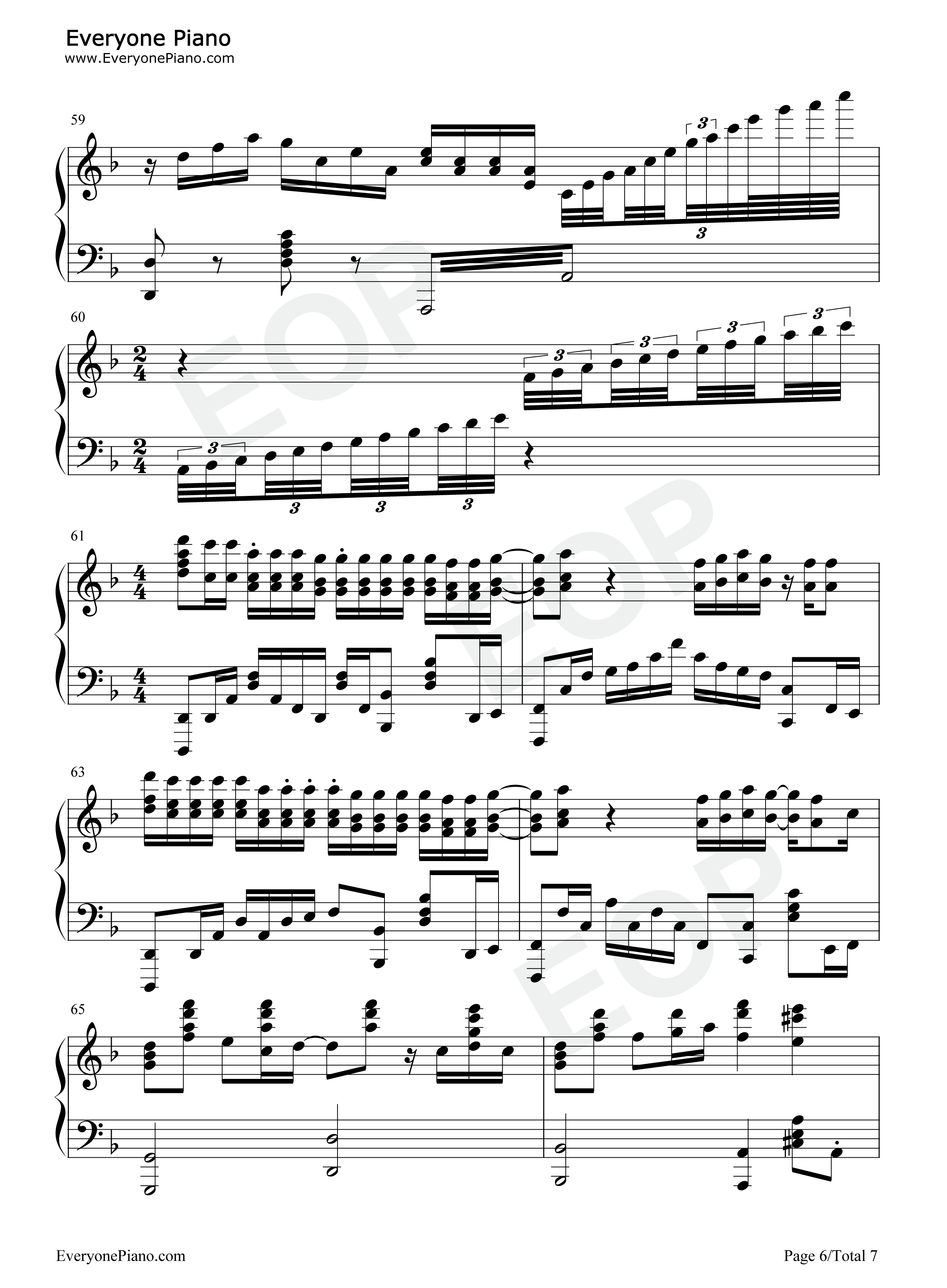 铃芽钢琴谱_十明