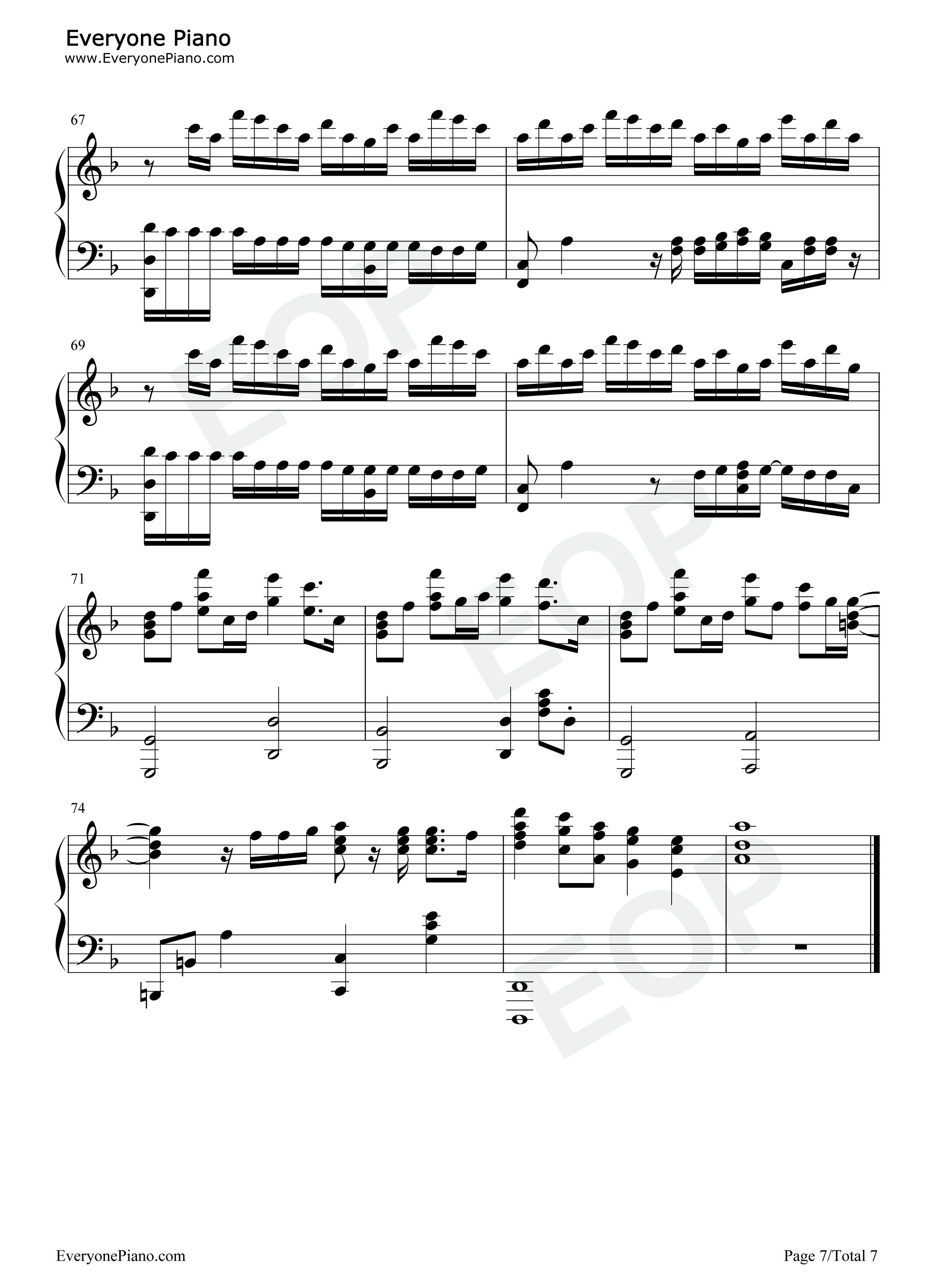 铃芽钢琴谱_十明