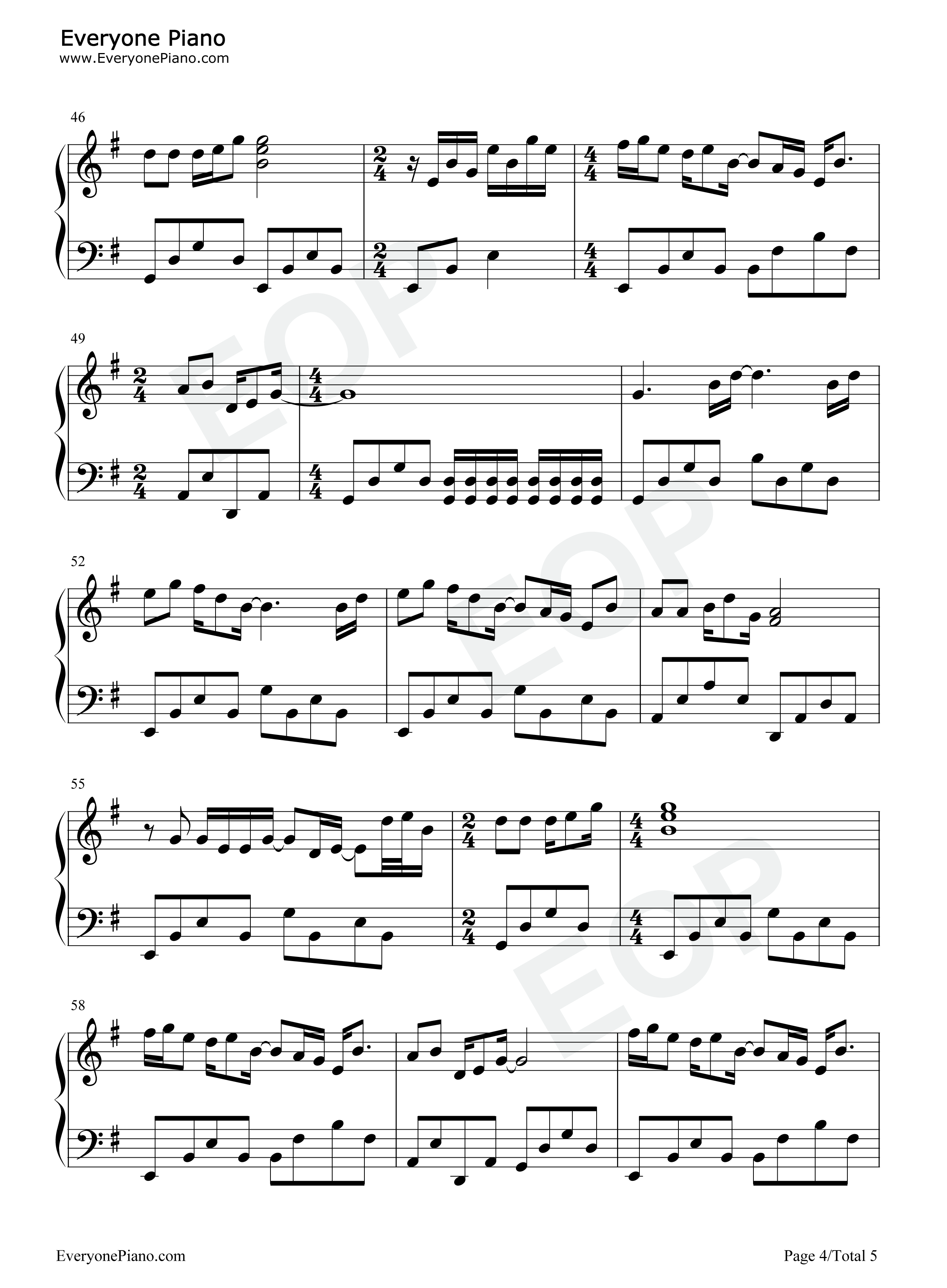 与你到永久钢琴谱_伍佰_云南顶呱呱南瓜