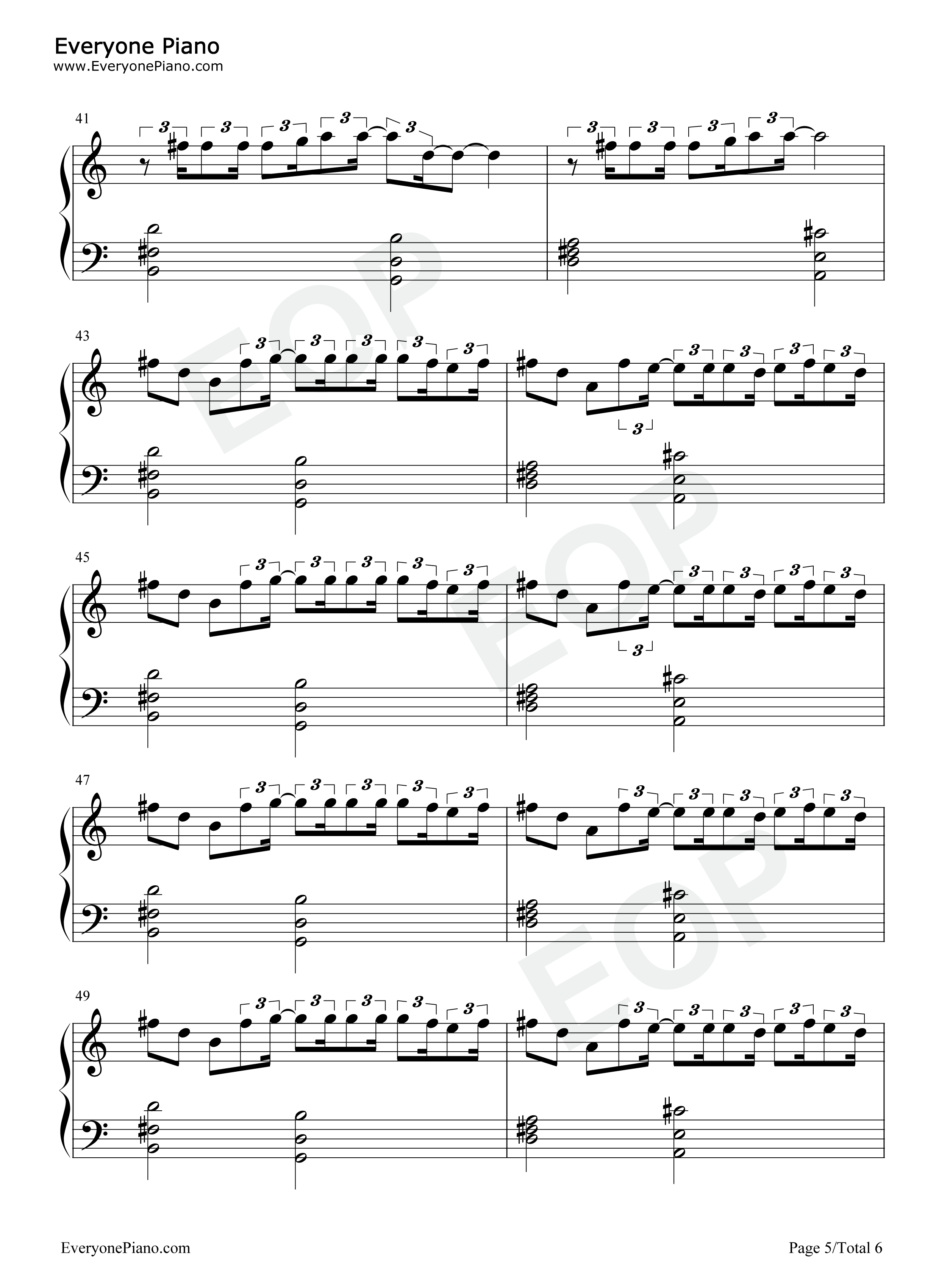 Hayya_Hayya_Better_Together钢琴谱_Trinidad_Cardona_Davido_AISHA