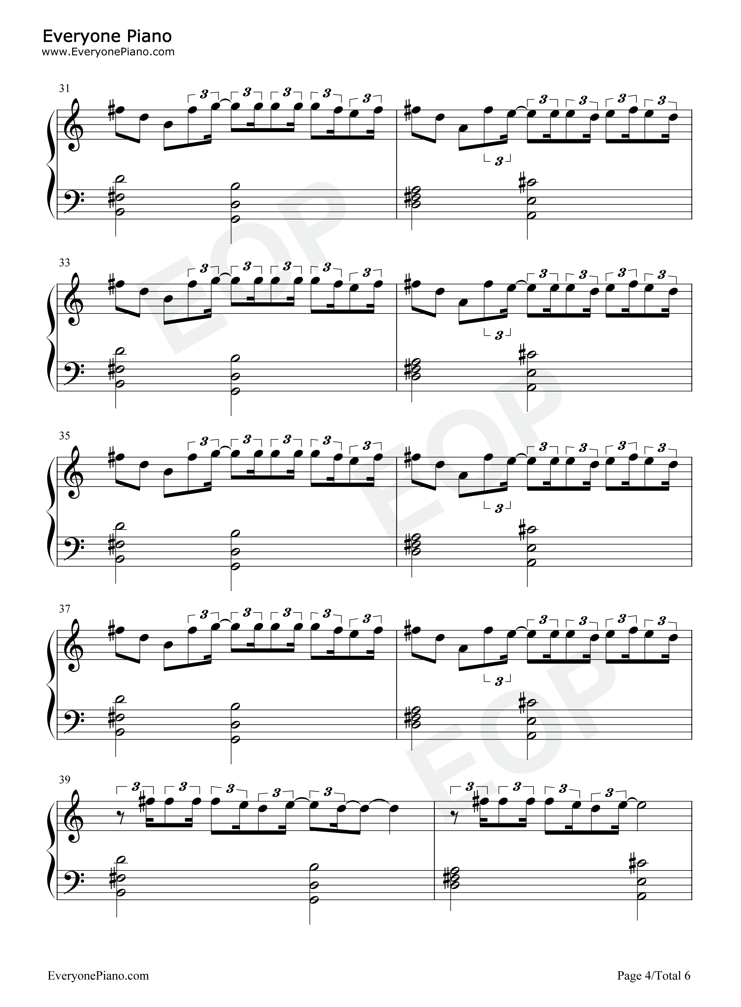 Hayya_Hayya_Better_Together钢琴谱_Trinidad_Cardona_Davido_AISHA