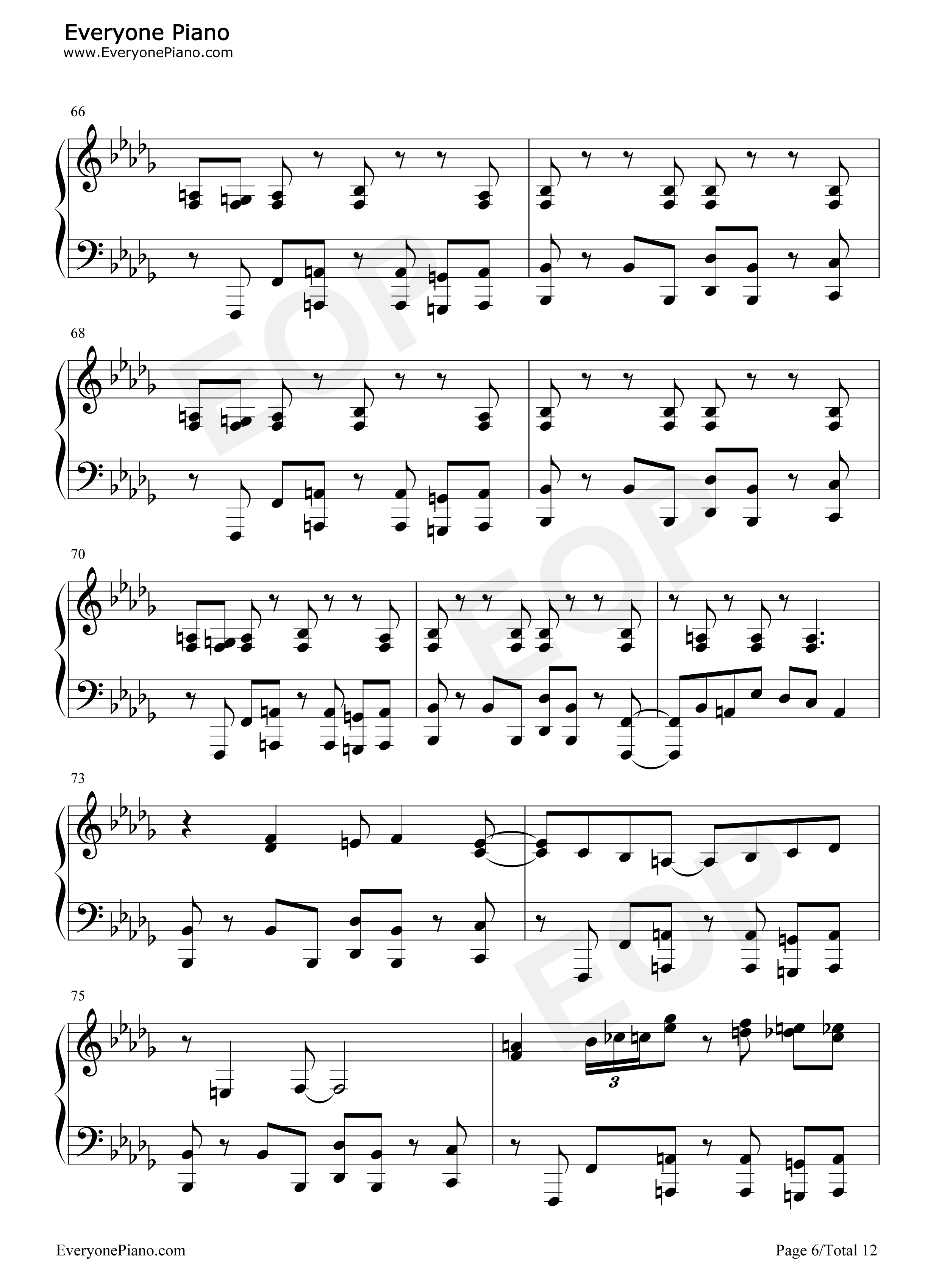 KICK_BACK钢琴谱_米津玄师