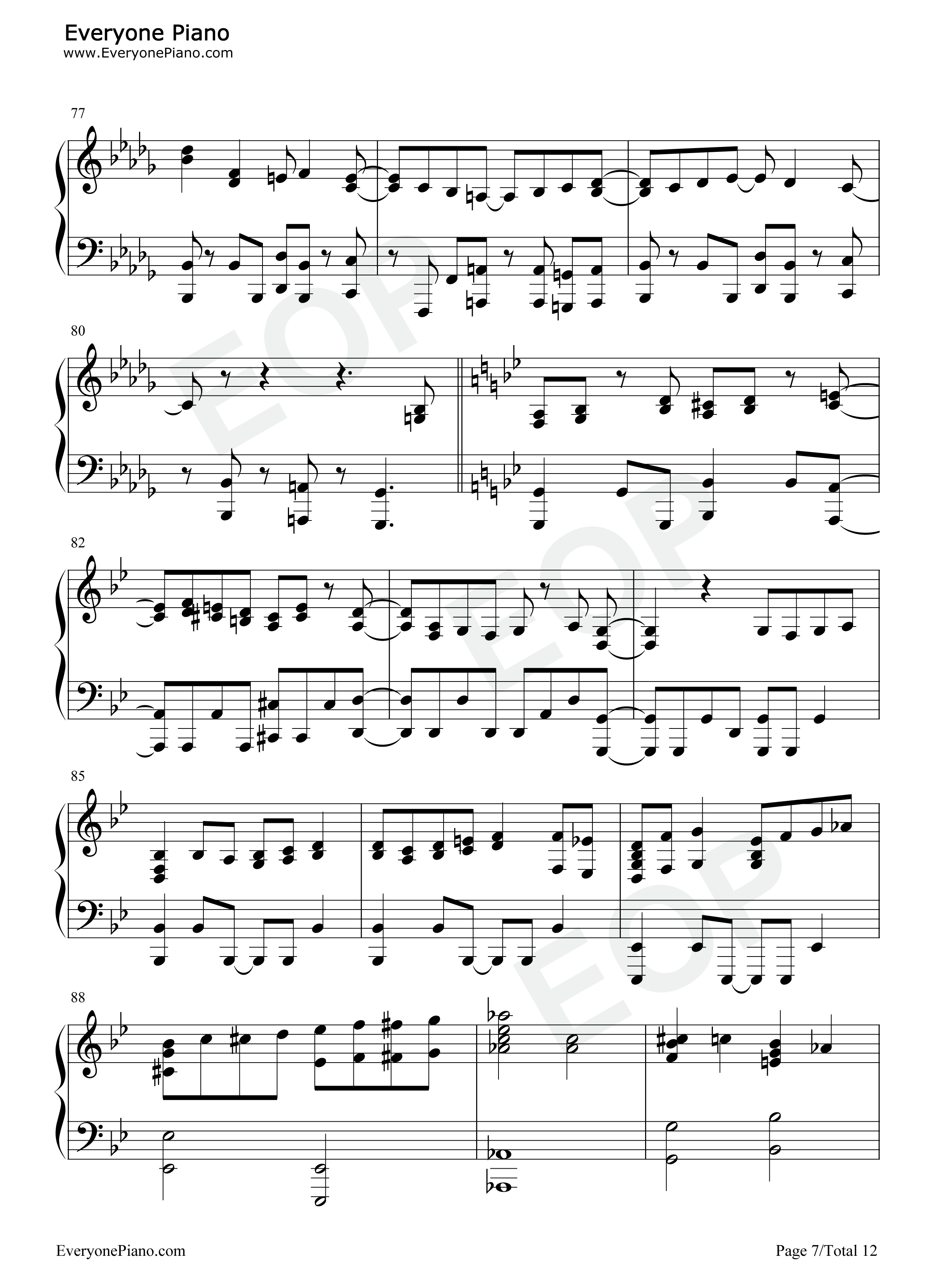 KICK_BACK钢琴谱_米津玄师