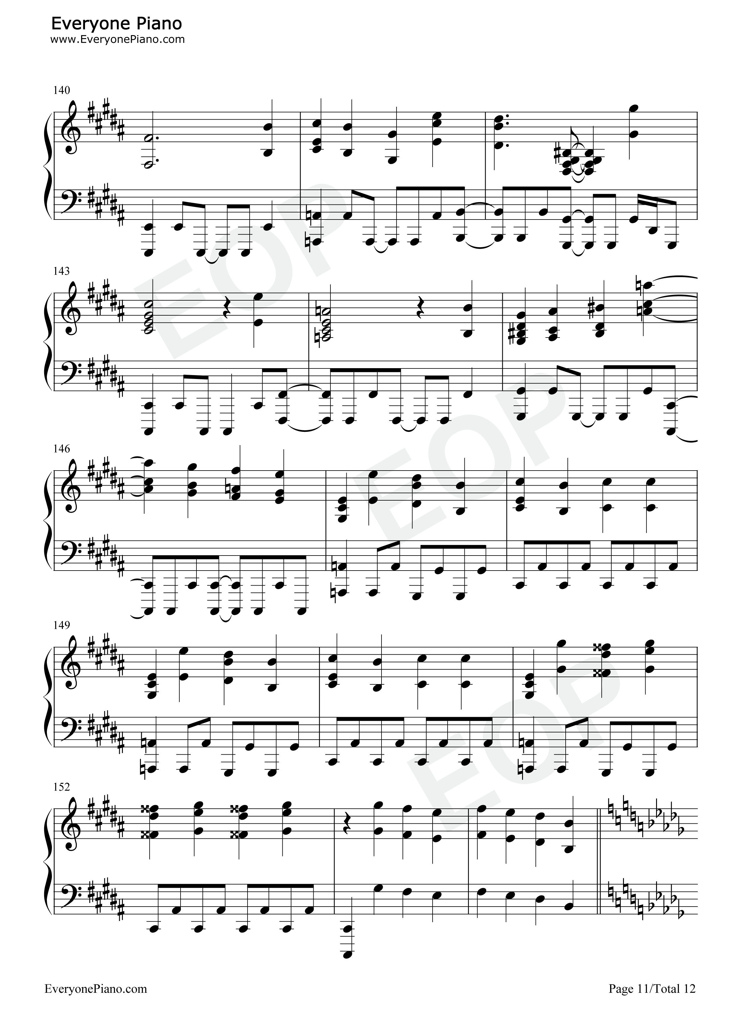 KICK_BACK钢琴谱_米津玄师