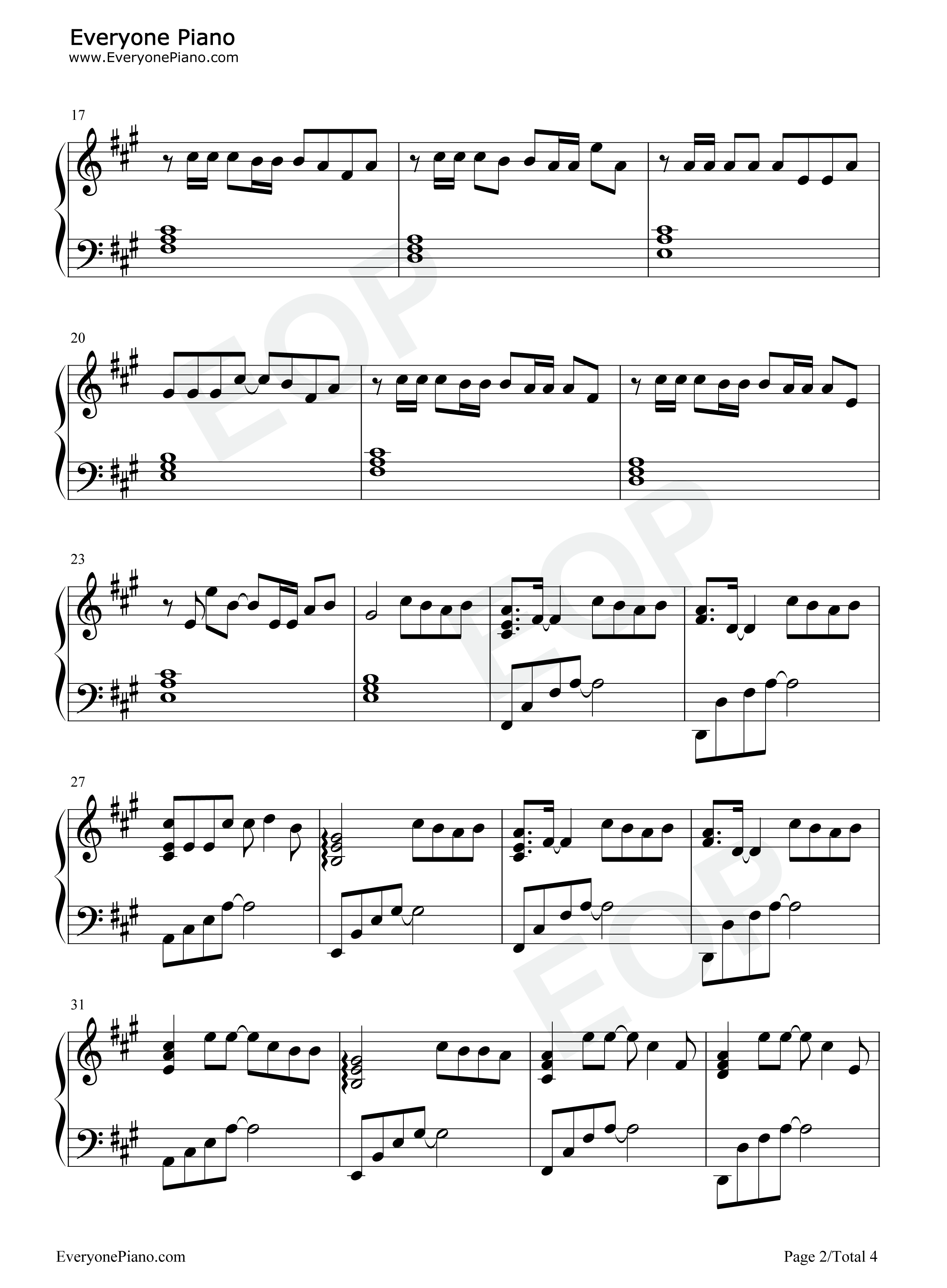 缺氧钢琴谱_安苏羽