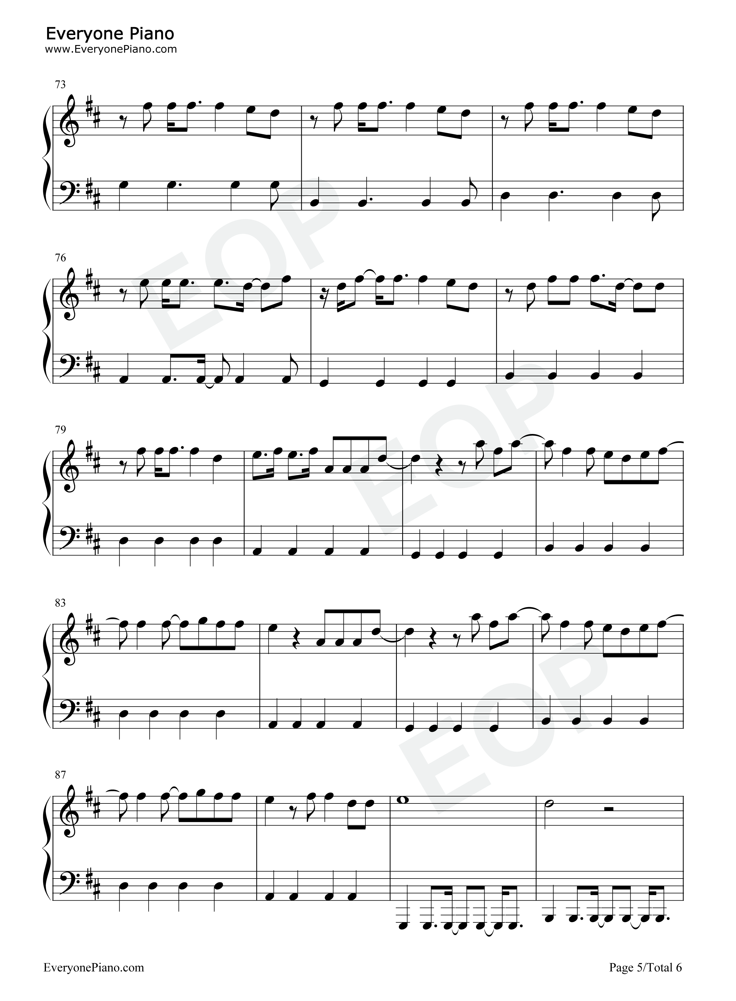 Celestial钢琴谱_Ed_Sheeran