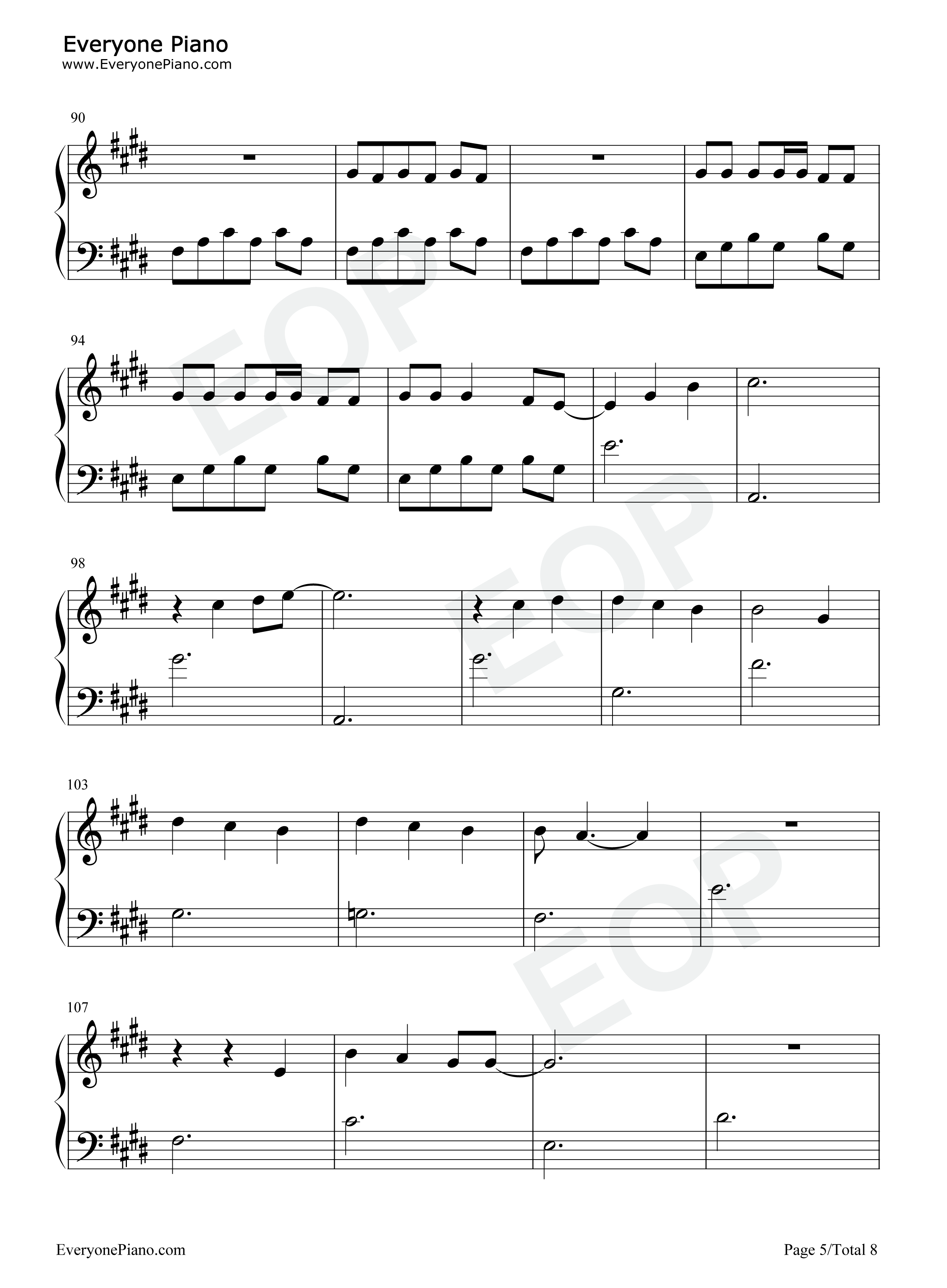 Golden_Hour钢琴谱_JVKE