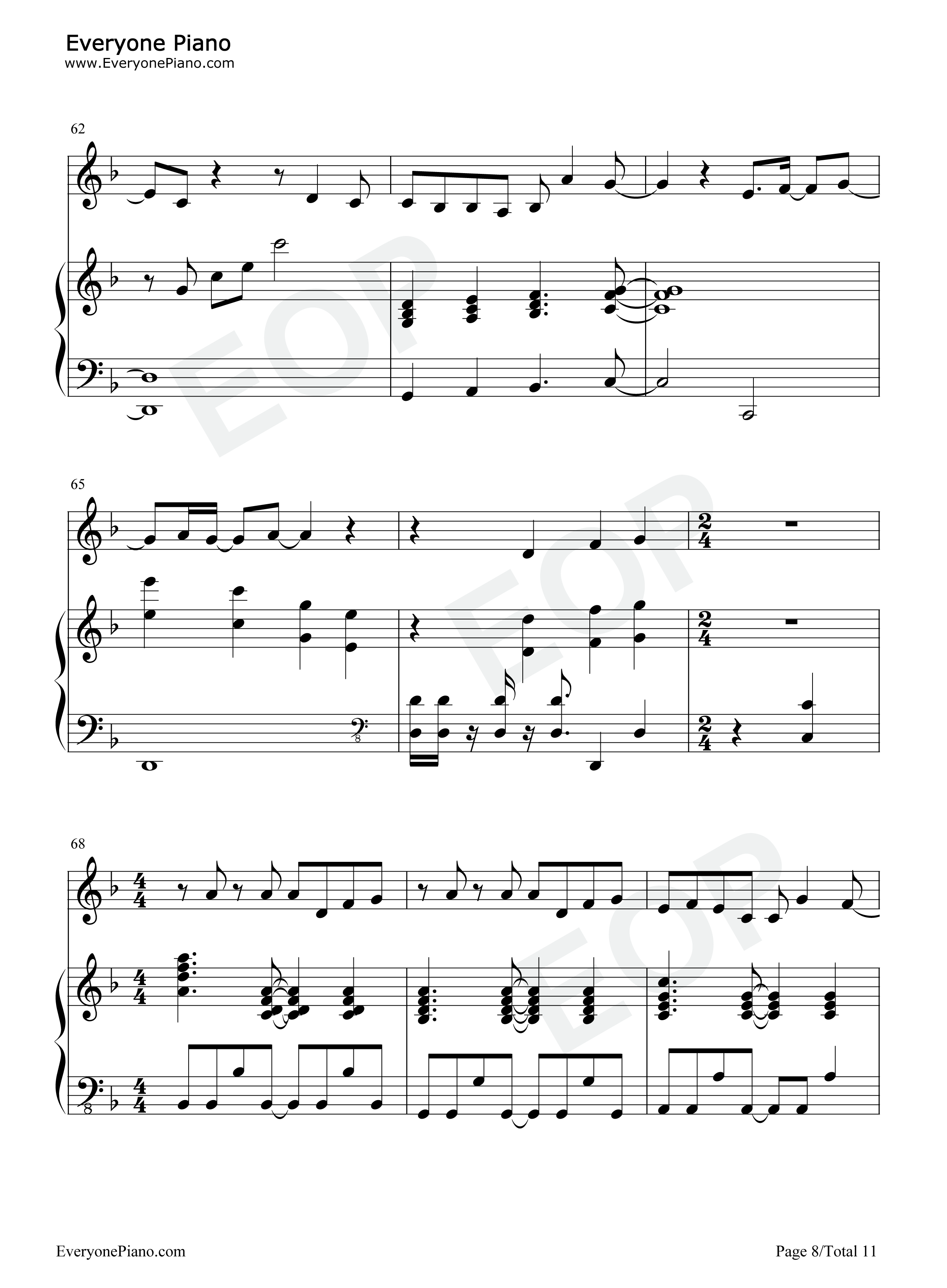 不值得钢琴谱_单依纯