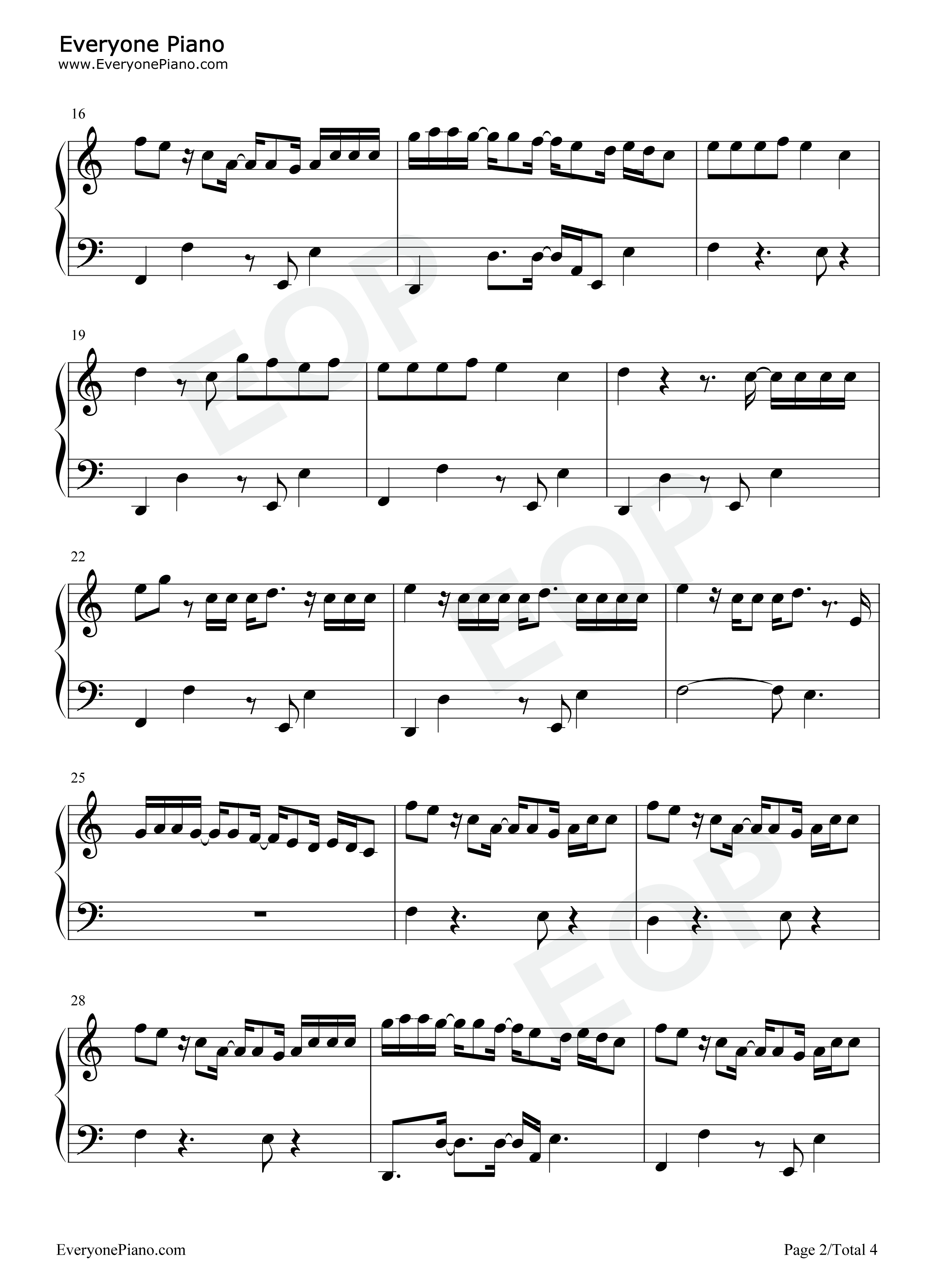 Heartbeat钢琴谱_Shawn_Mendes