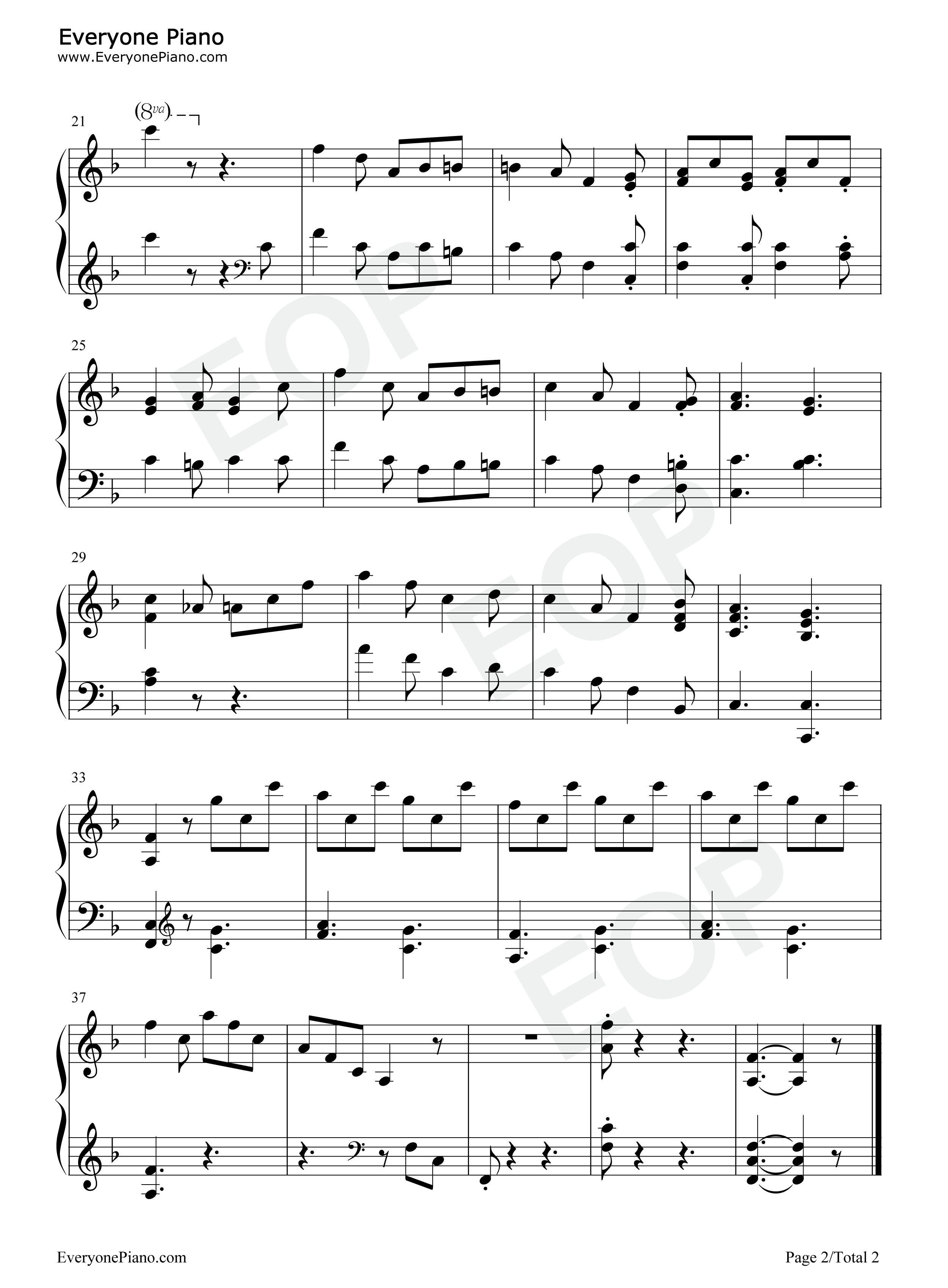 快乐的猎人钢琴谱_Gustav_Adolf_Merkel_梅尔克尔__古斯塔夫·阿道尔夫