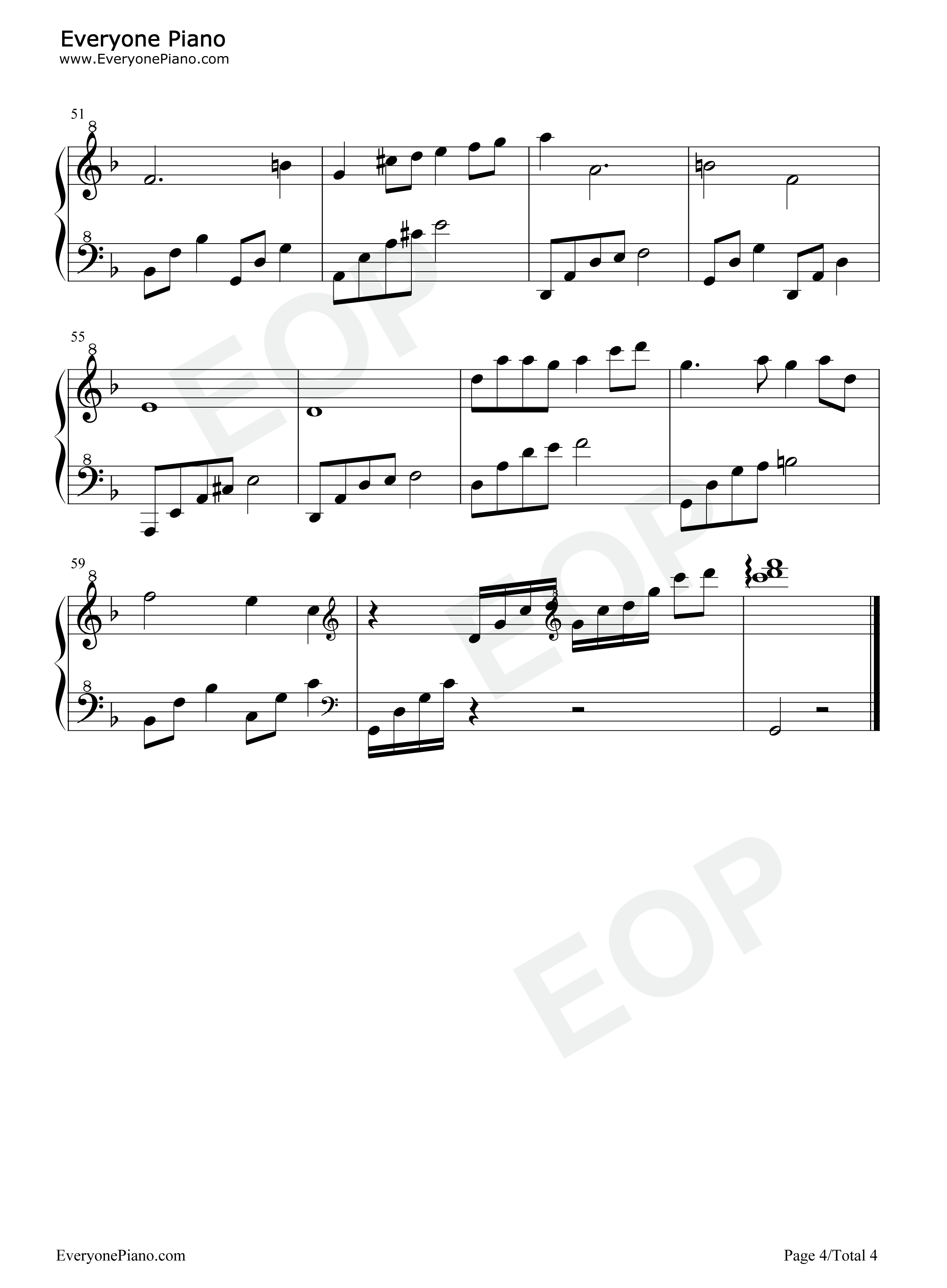 半山听雨钢琴谱_杨青