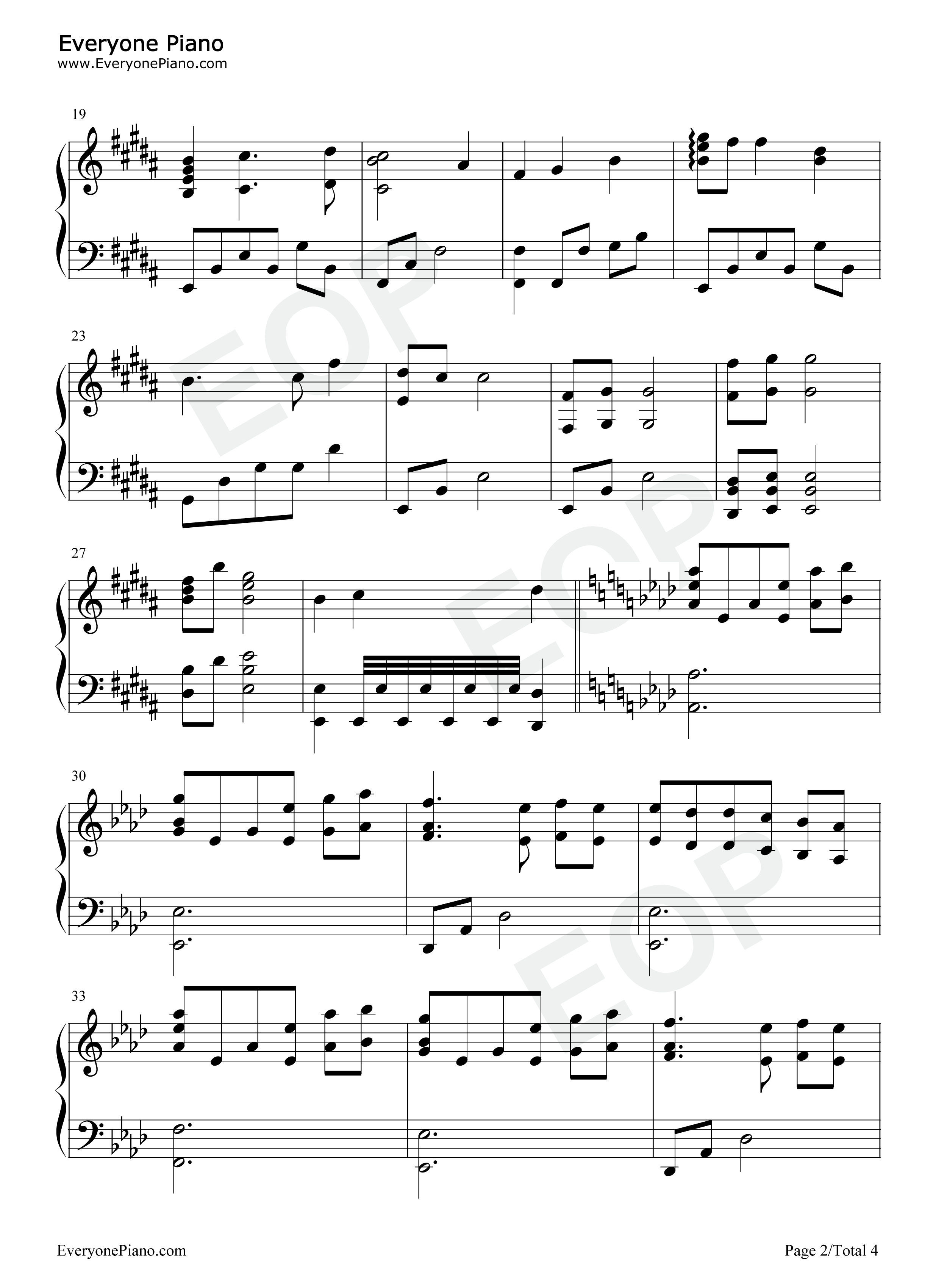 Romantic_Flight钢琴谱_John_Powell