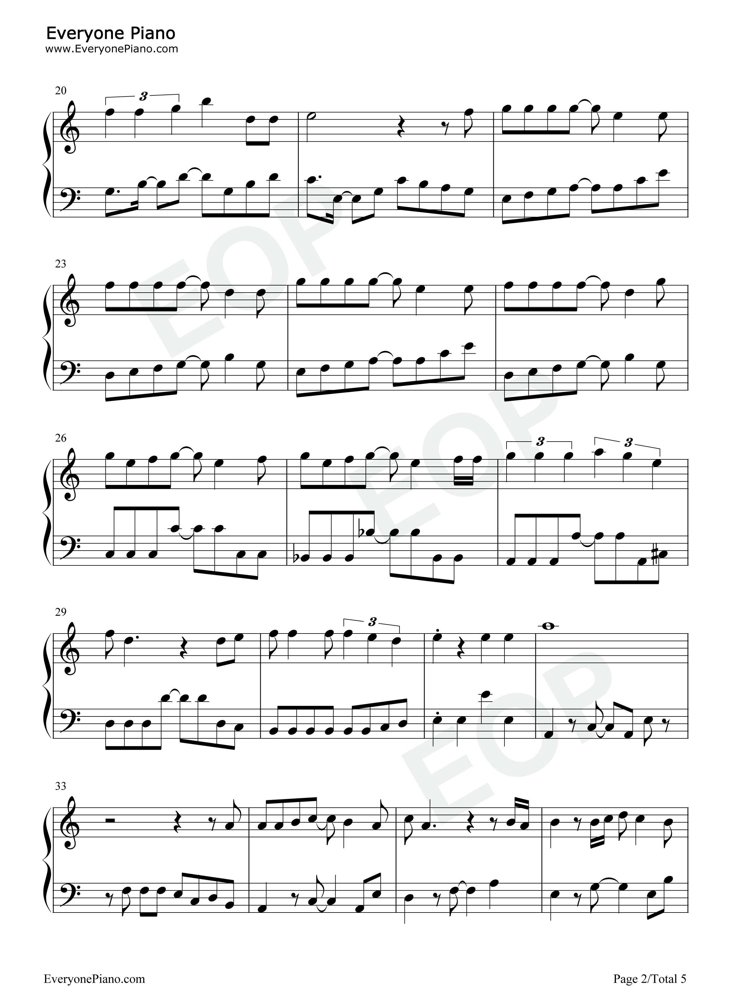 Be_Prepared钢琴谱_Elton_John