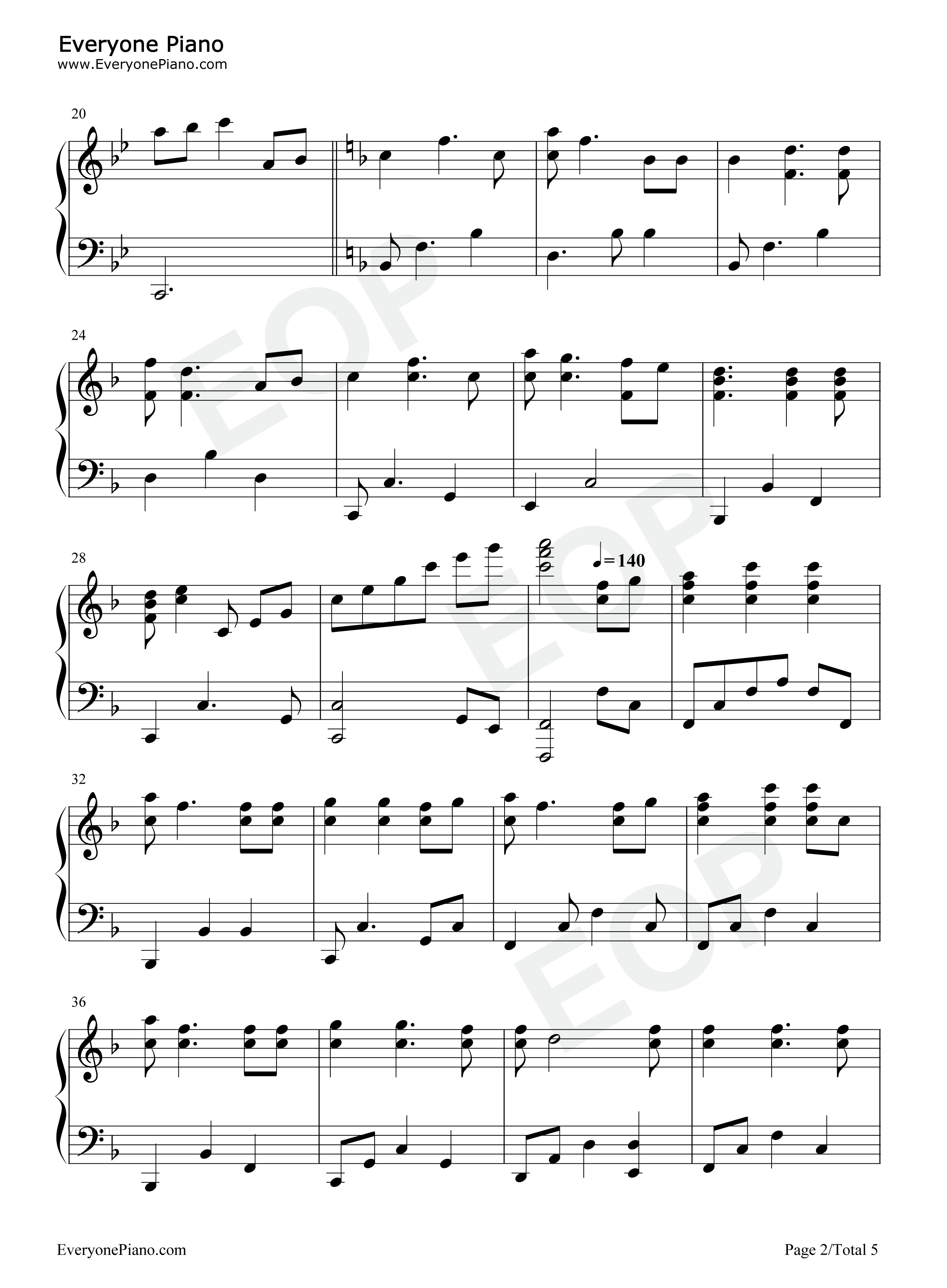 Proud_Corazon钢琴谱_Germaine_Franco